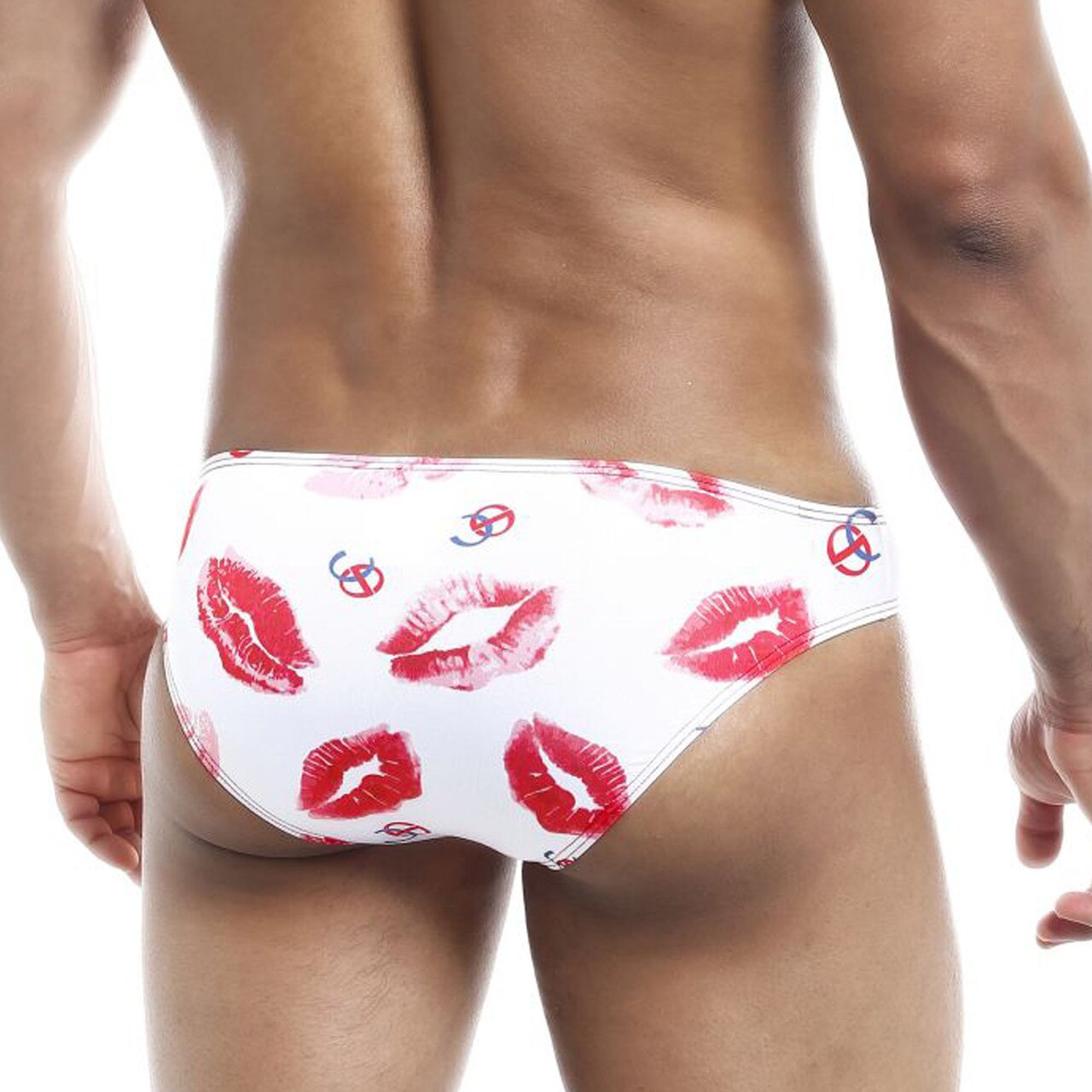 SALE - Mens Joe Snyder Polyester Bikini Brief Kisses