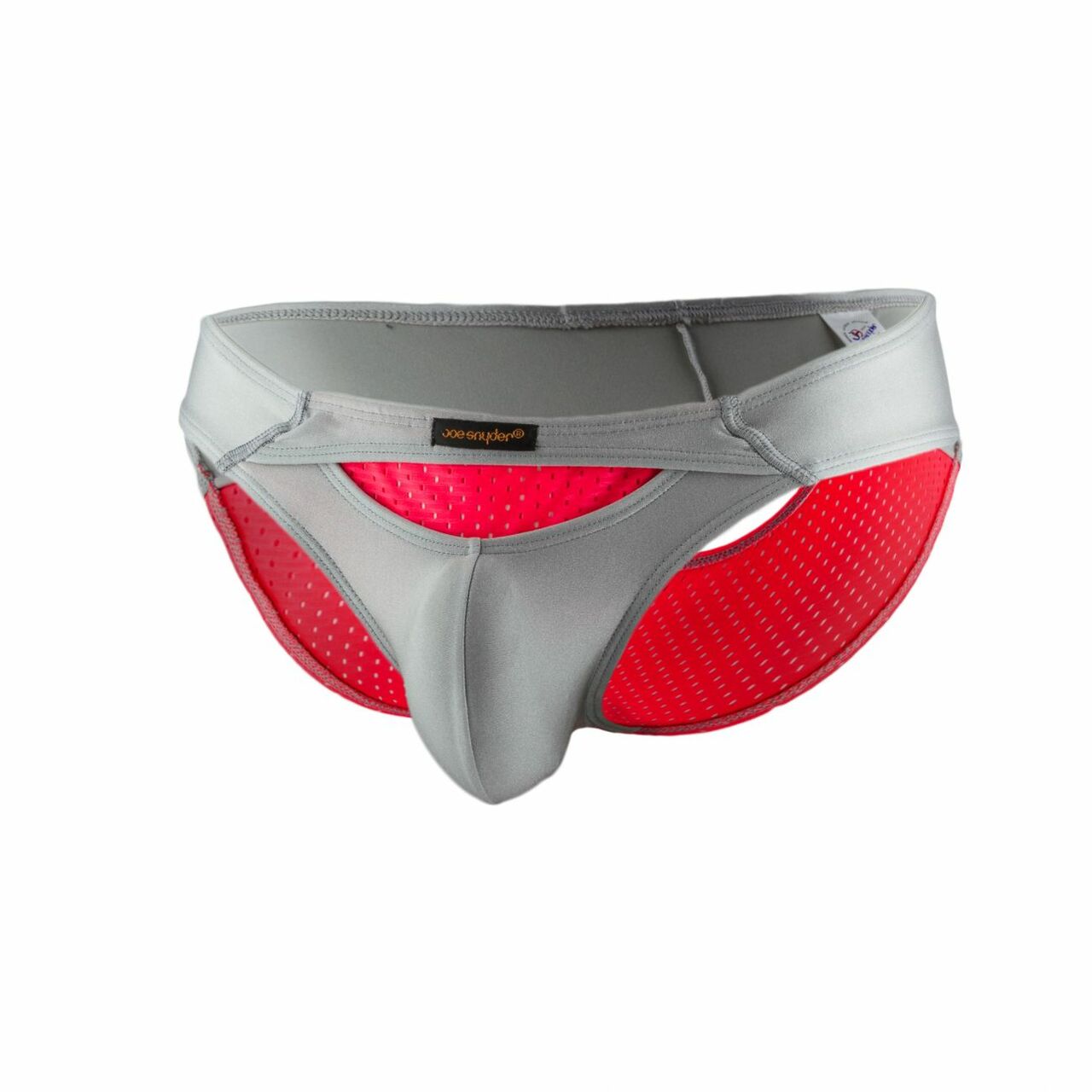 SALE - Mens Joe Snyder Sexiest Bikini Brief Coral and Grey