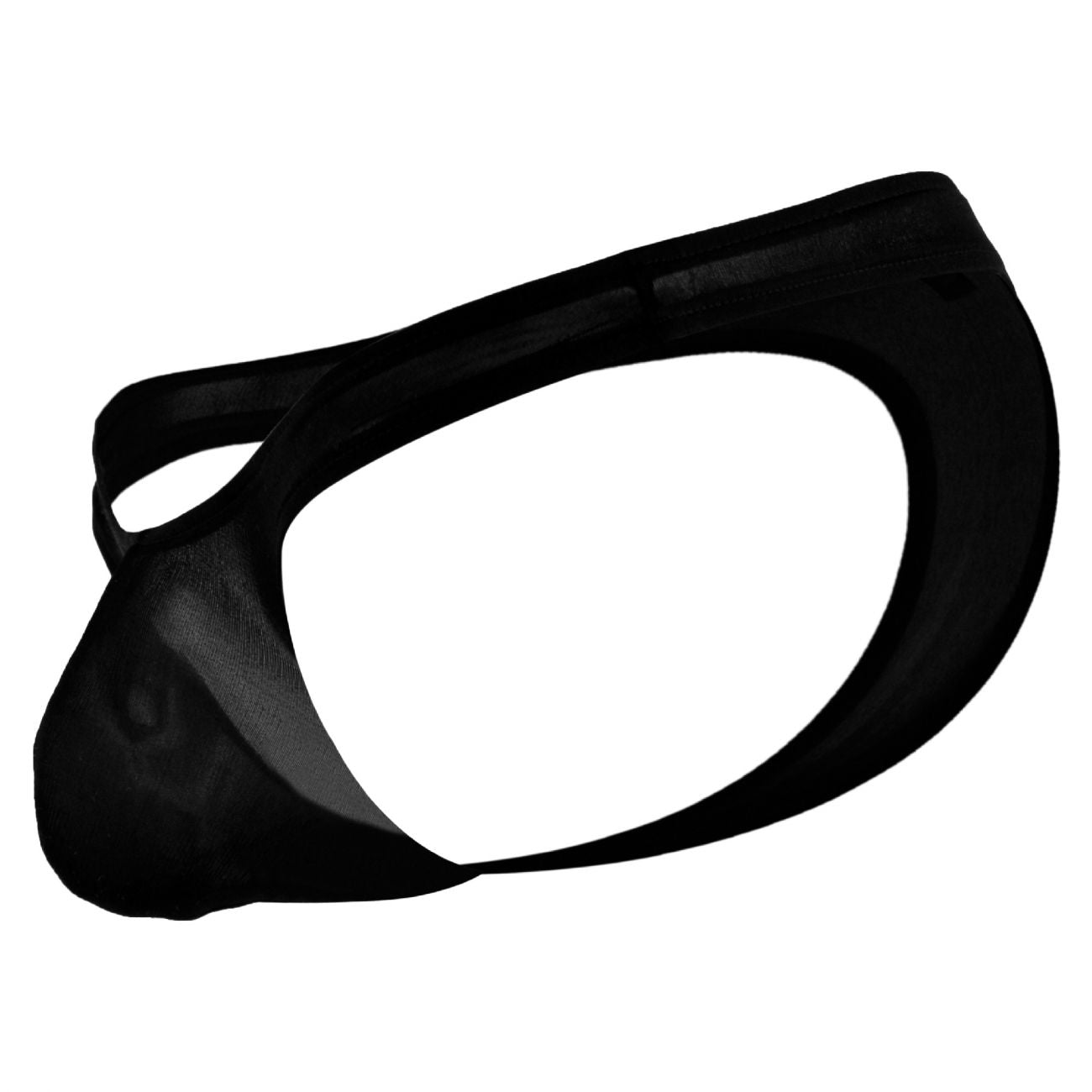 Magic Silk 4306 Silk Knit Mini Pouch Thong Black