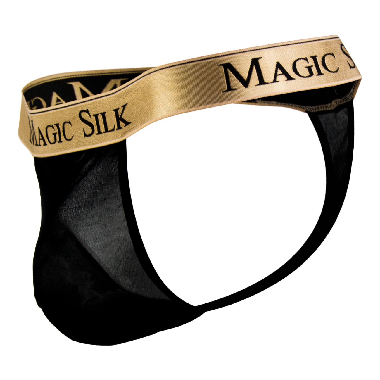 Magic Silk 4586 Silk Knit Micro Thong Black