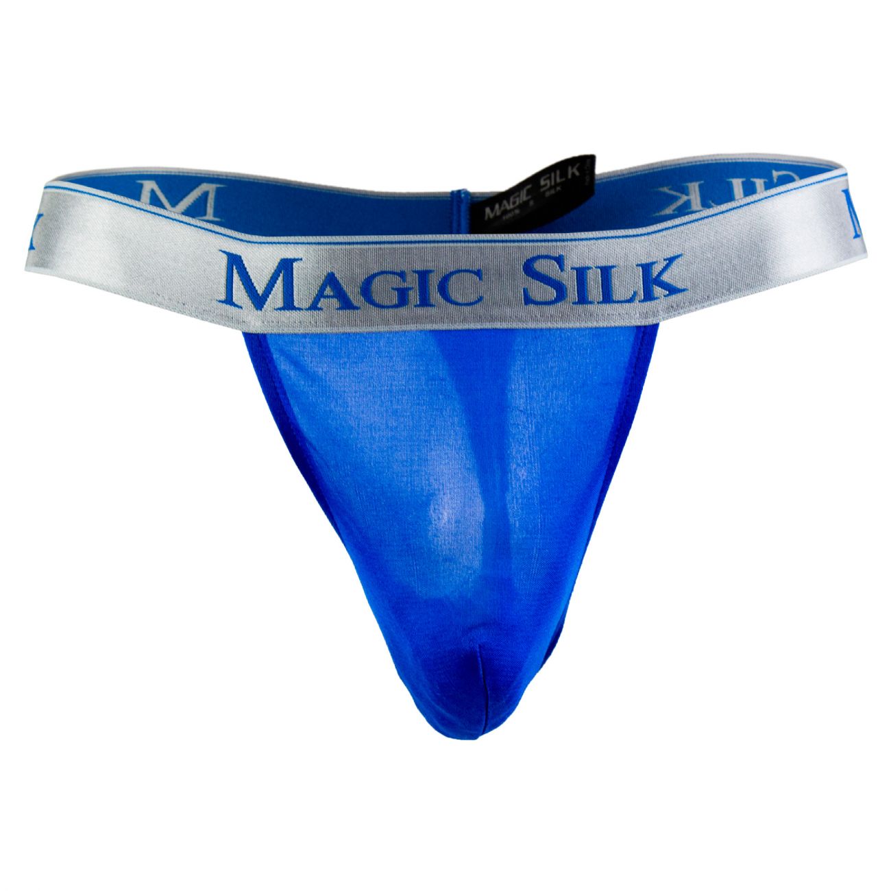 Magic Silk 4586 Silk Knit Micro Thong Cobalt