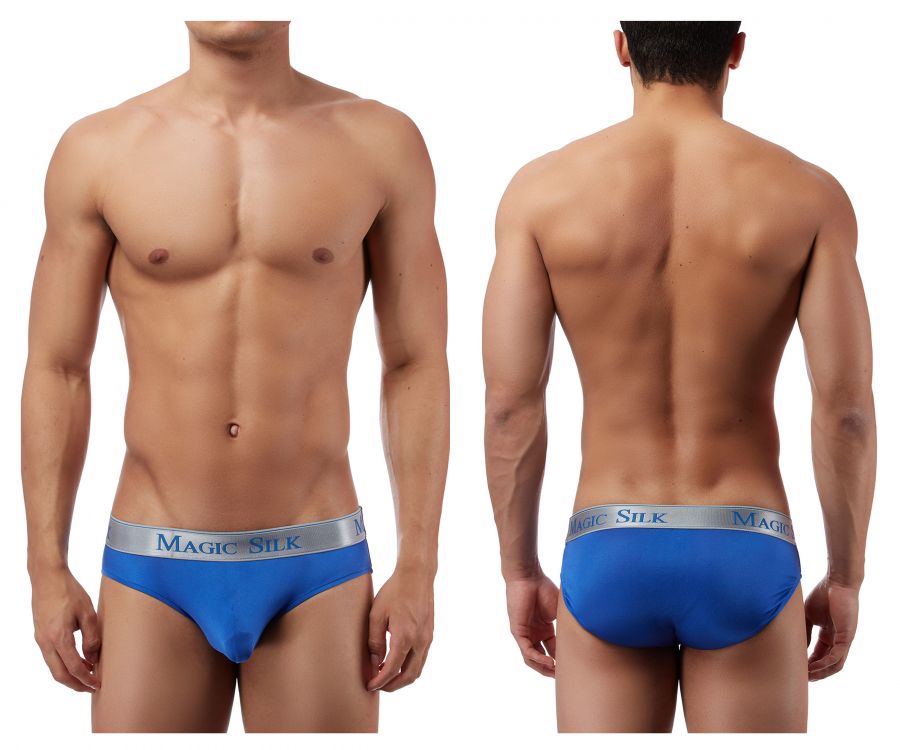 Magic Silk 6386 Silk Knit Low Rise Bikini Cobalt
