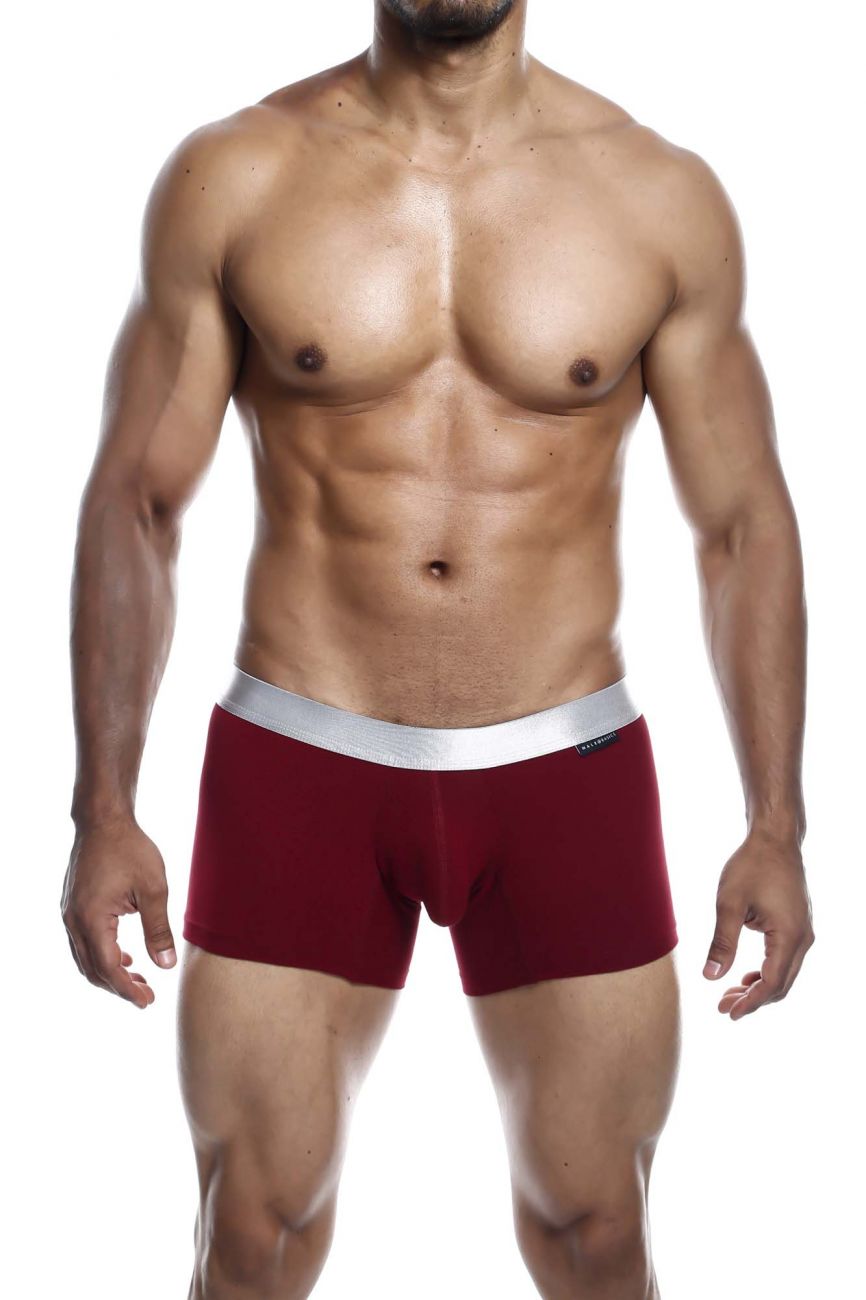 MaleBasics MB101 Classic Pima Trunks Wine