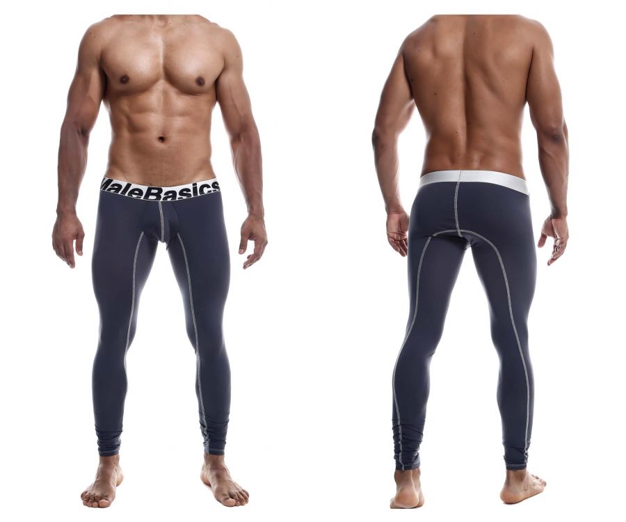 MaleBasics MBM05 Performance Long Johns Gray