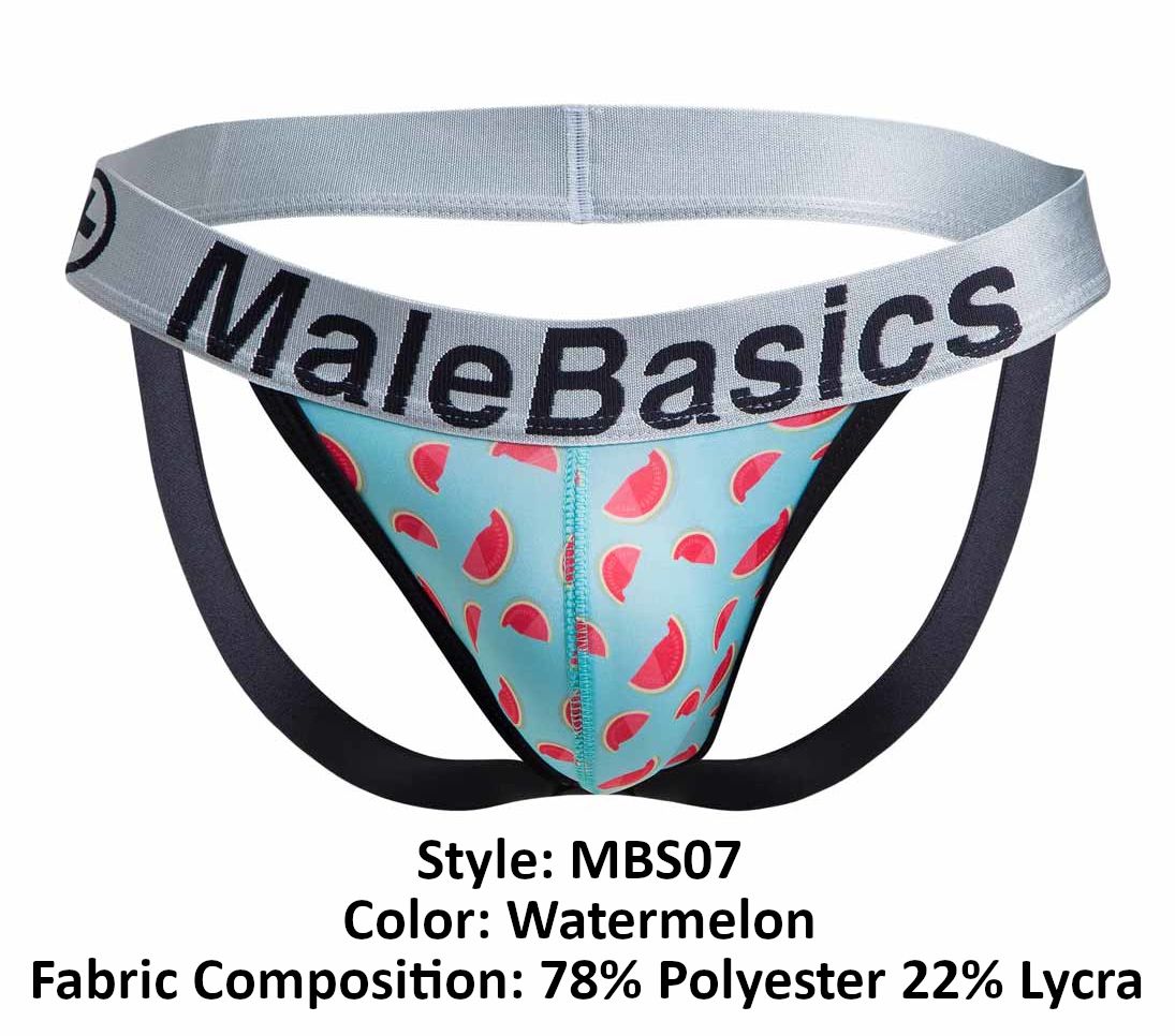MaleBasics MBS07 Summer Fun Jockstrap Watermelon