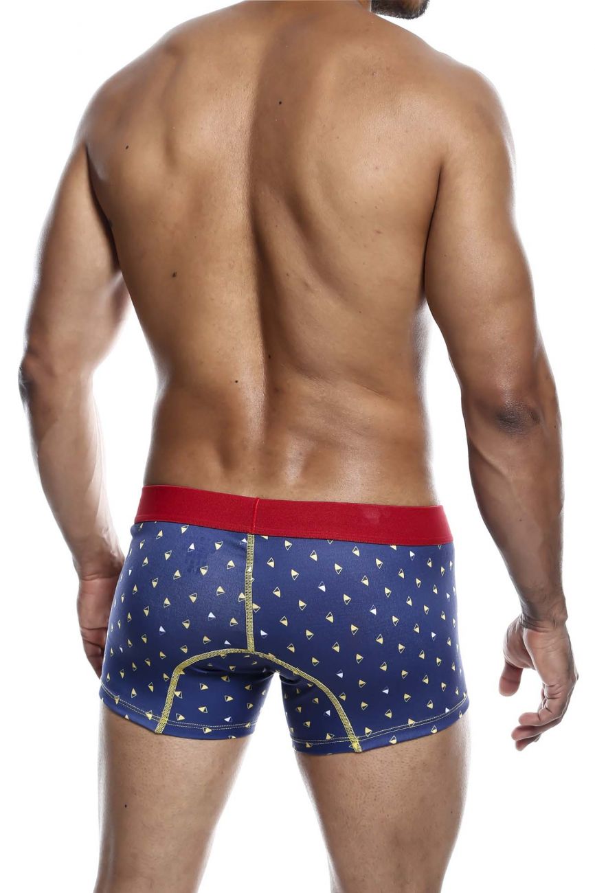 MaleBasics MBT01 3PK Trunks Printed Marine