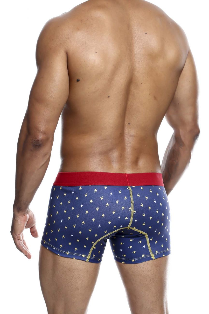 MaleBasics MBT01 3PK Trunks Printed Marine