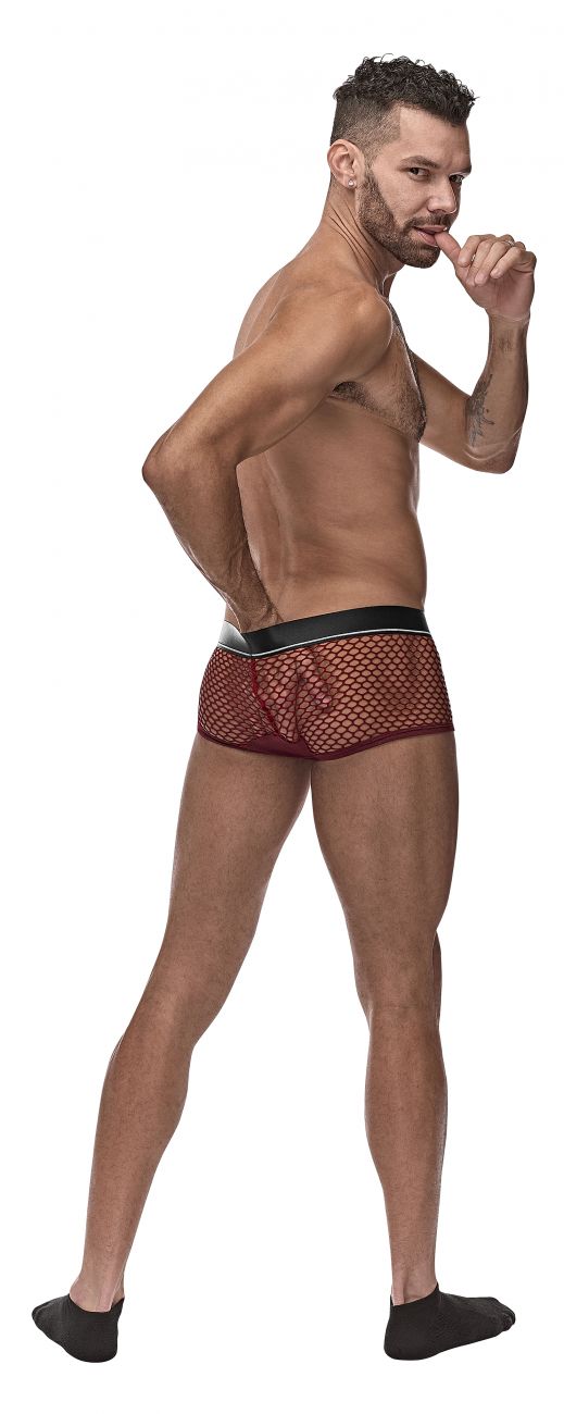 Male Power 120-260 Cockpit C-Ring Trunks Burgundy