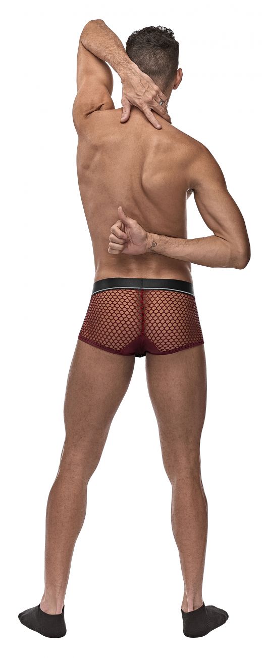 Male Power 120-260 Cockpit C-Ring Trunks Burgundy