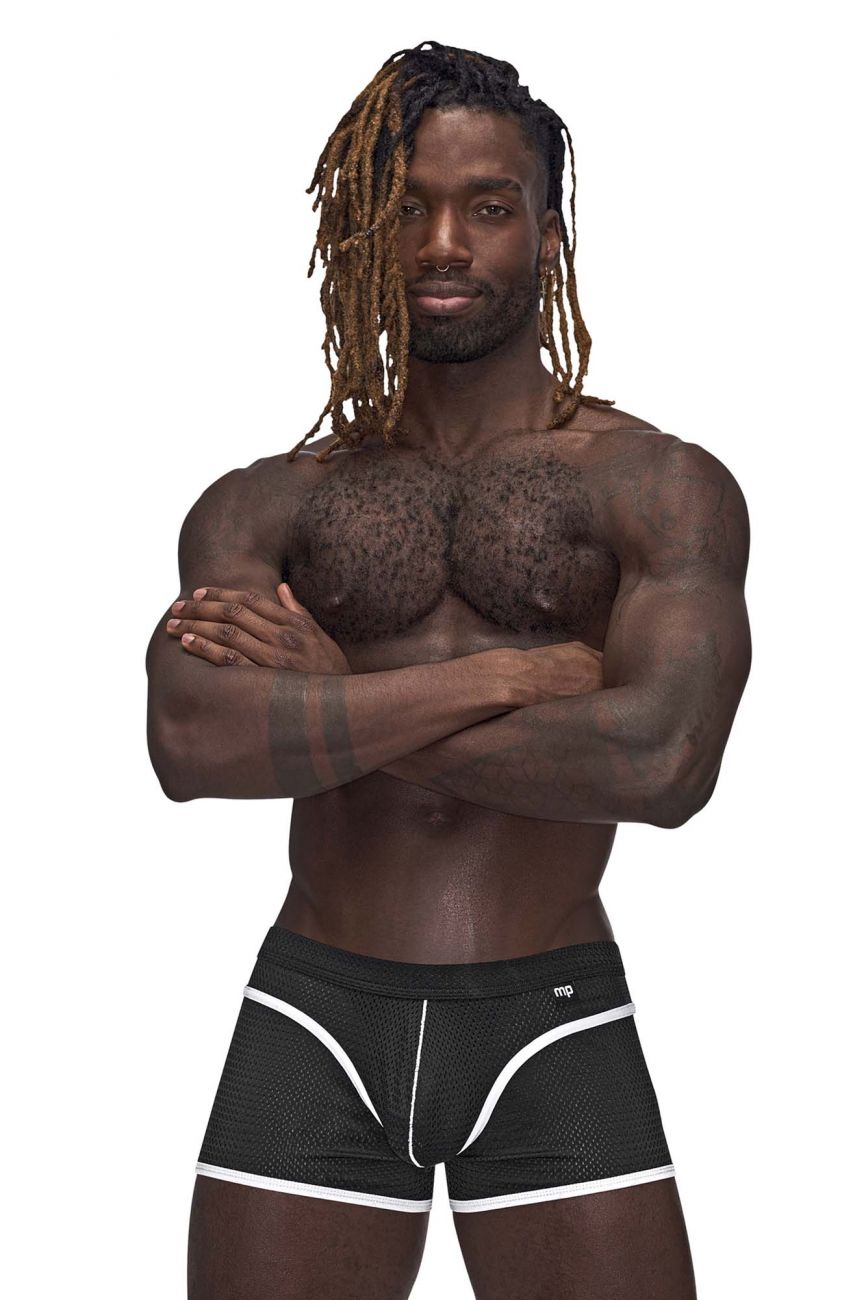 Male Power 142-273 Sport Mesh Mini Short Black