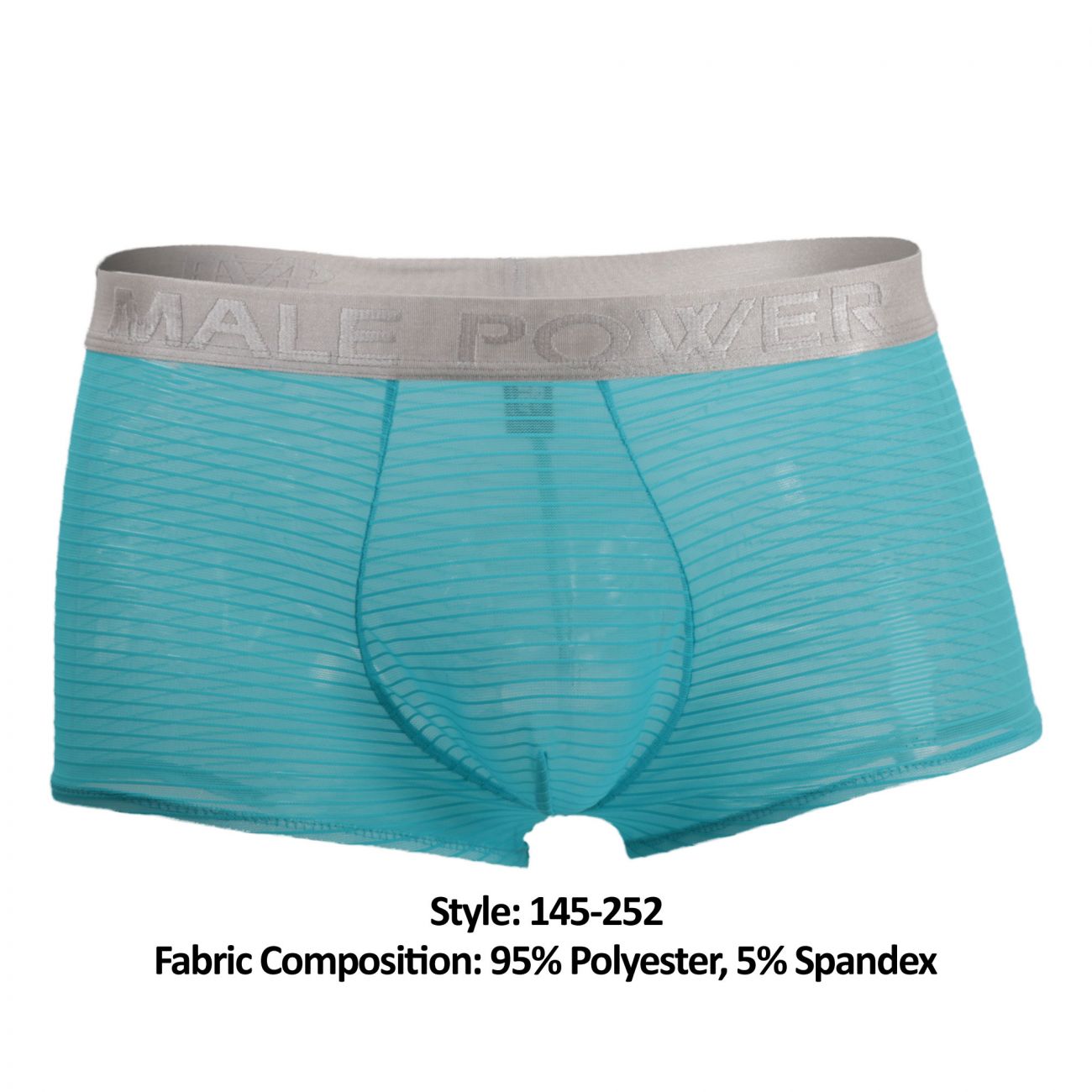Male Power 145-252 Mesh Rib Mini Short