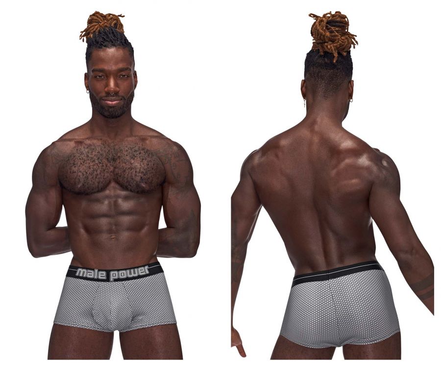 Male Power 145-269  Sexagon Mini Short Gray