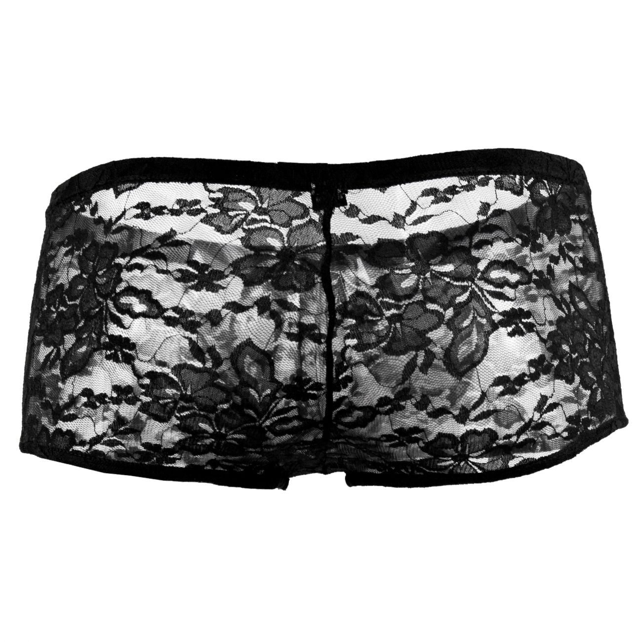 Male Power 145162 Stretch Lace Mini Short Boxer Briefs Black