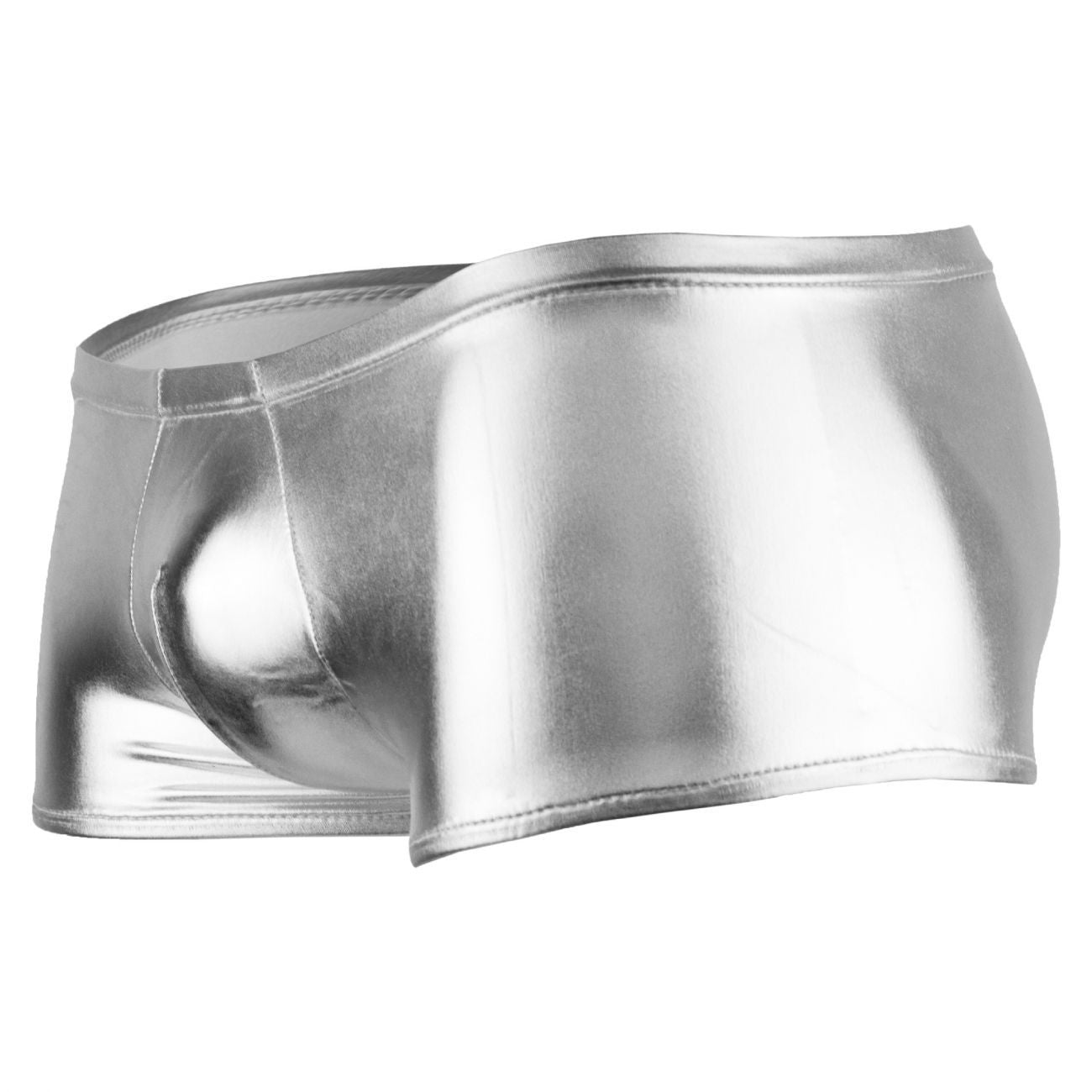 JCSTK - Male Power 153070 Heavy Metal Mini Short Boxer Briefs Silver