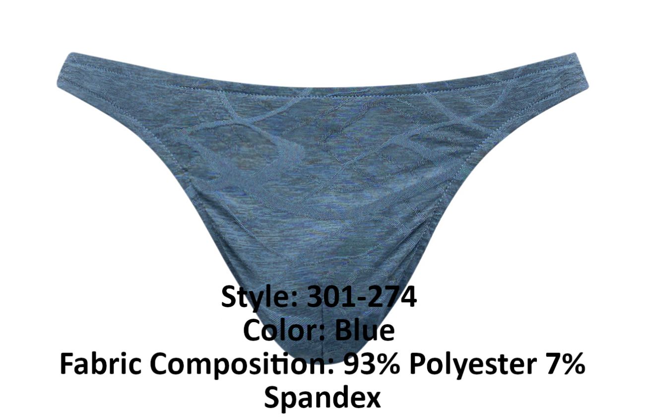 Male Power 301-274 Inter-Mingle Moonshine Blue