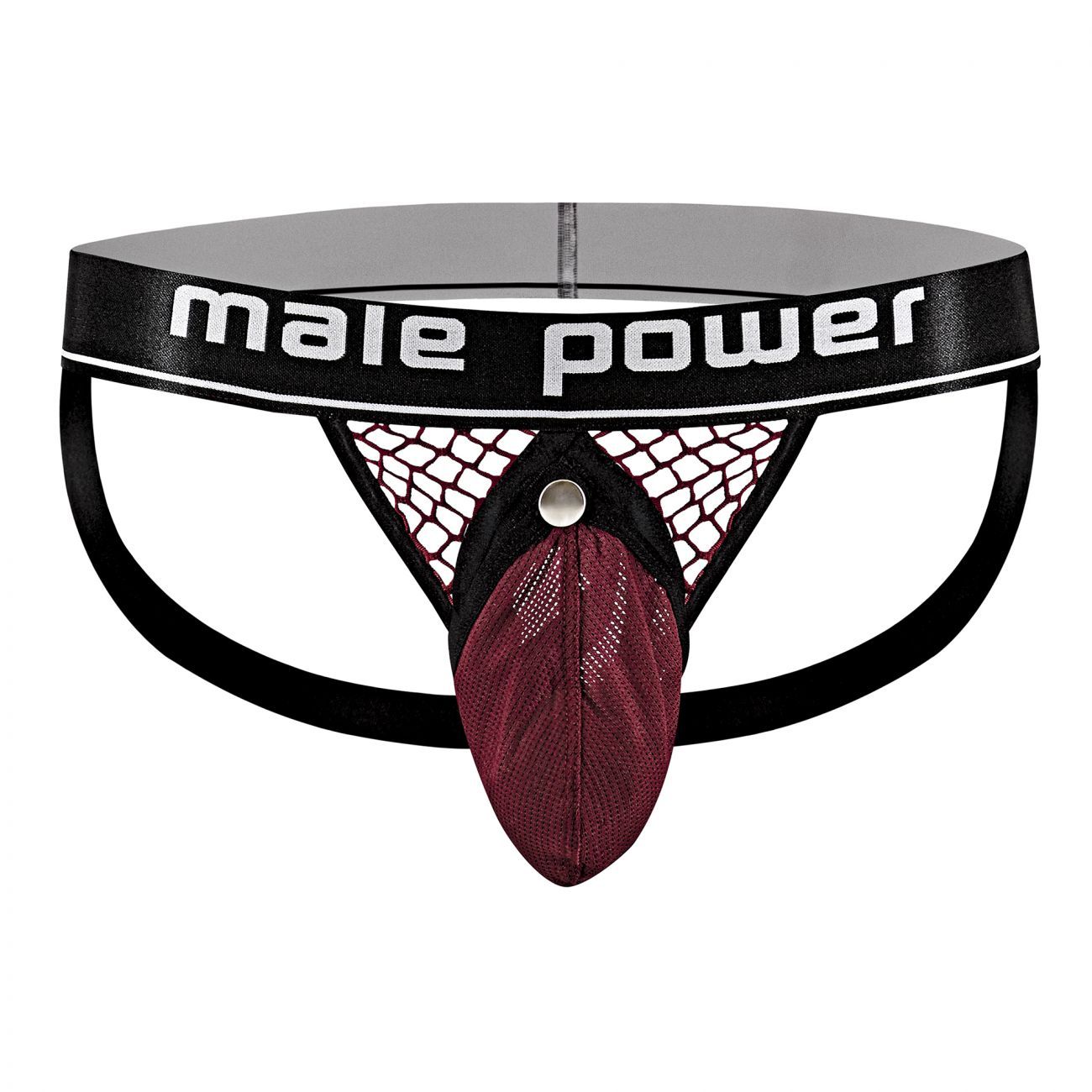 Male Power 346-260 Cockpit C-Ring Jockstrap Burgundy