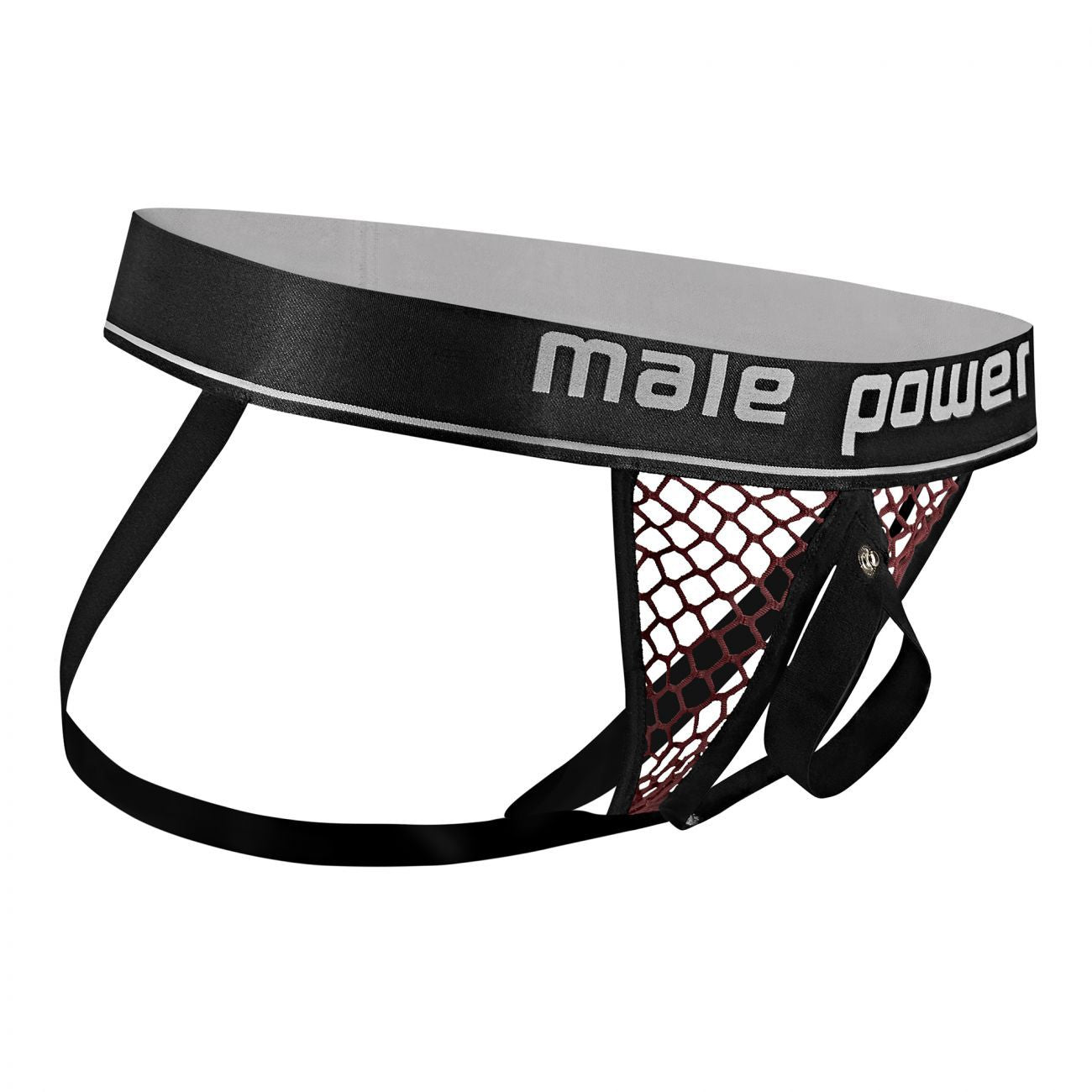 Male Power 346-260 Cockpit C-Ring Jockstrap Burgundy