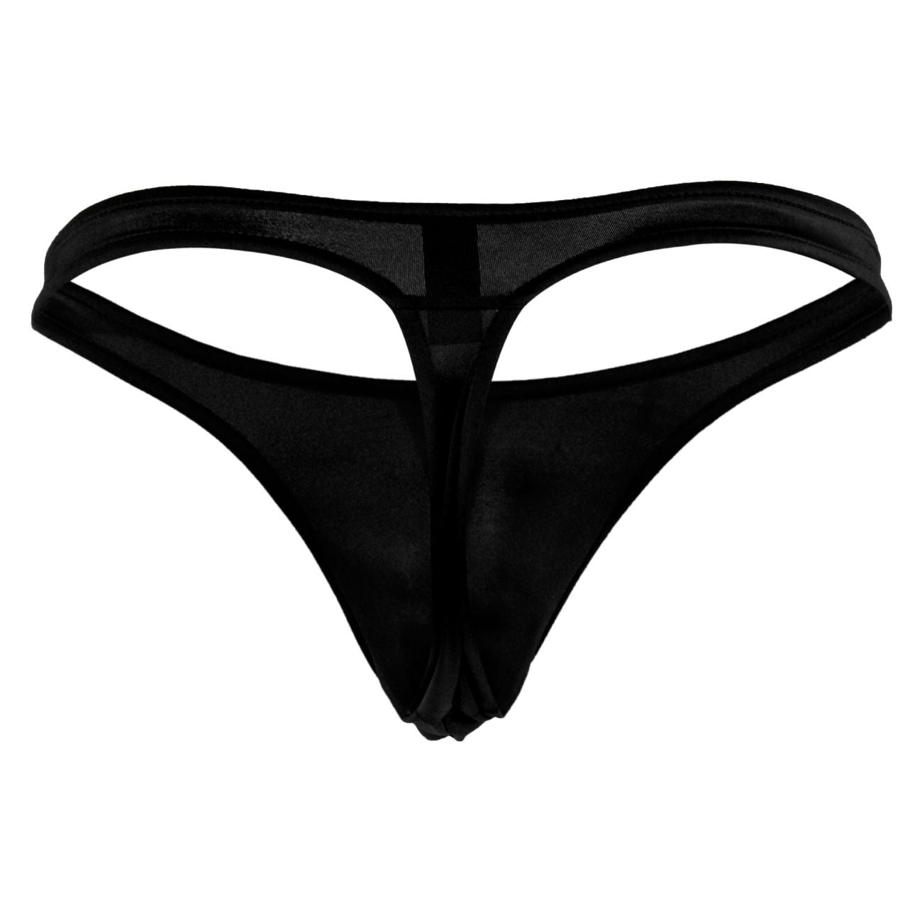 Male Power 442076 Satin Lycra Sexy Thong Black