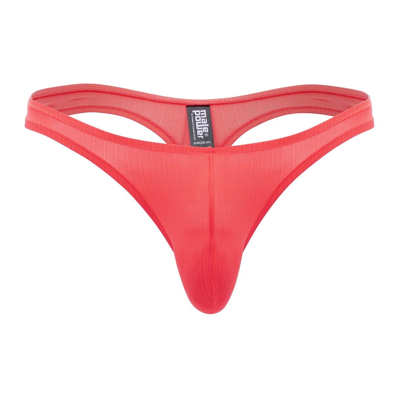 Male Power 443-272 Barely There Sexy Thong Coral