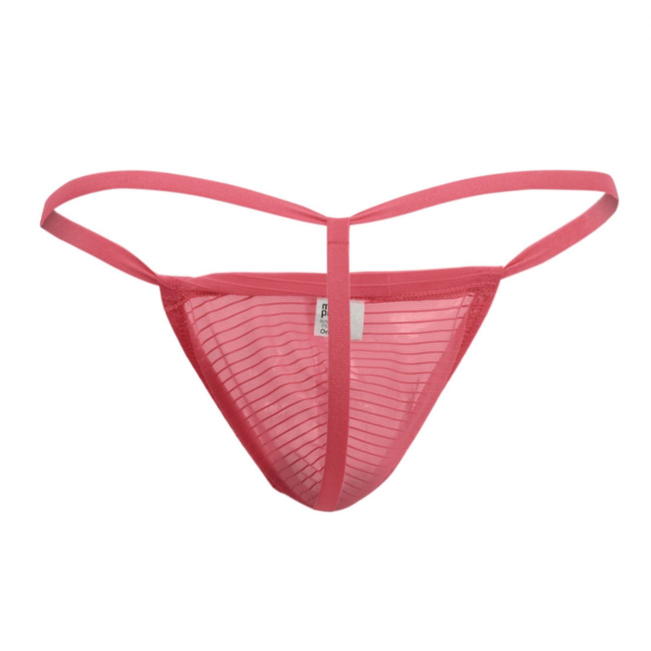 Male Power 450-252 Mesh Rib Posing Strap Salmon