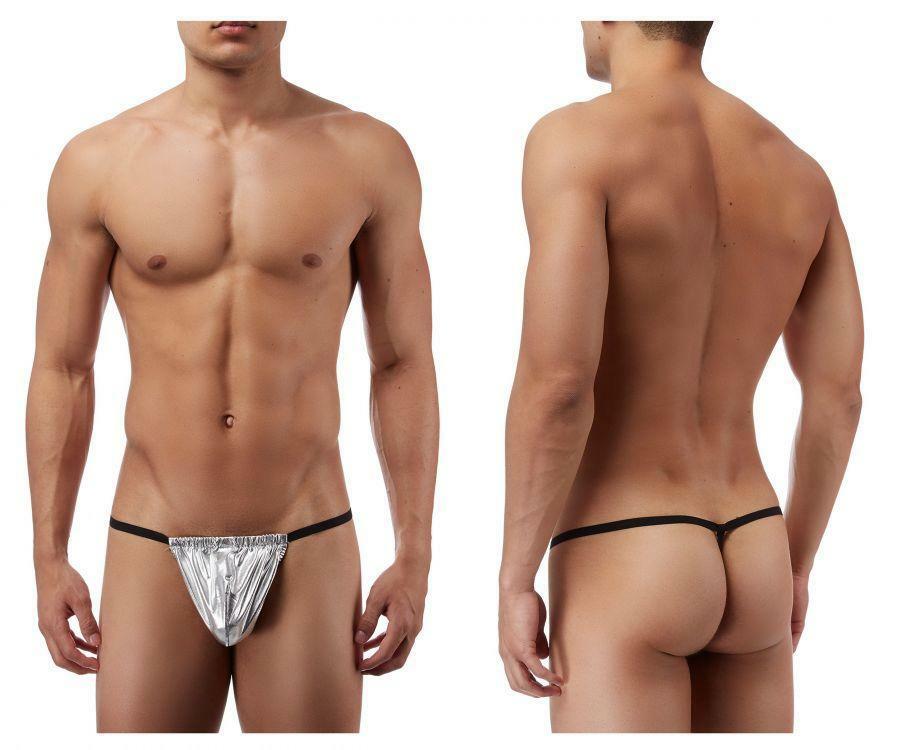 SALE - Stretch Metallic Posing Pouch Silver