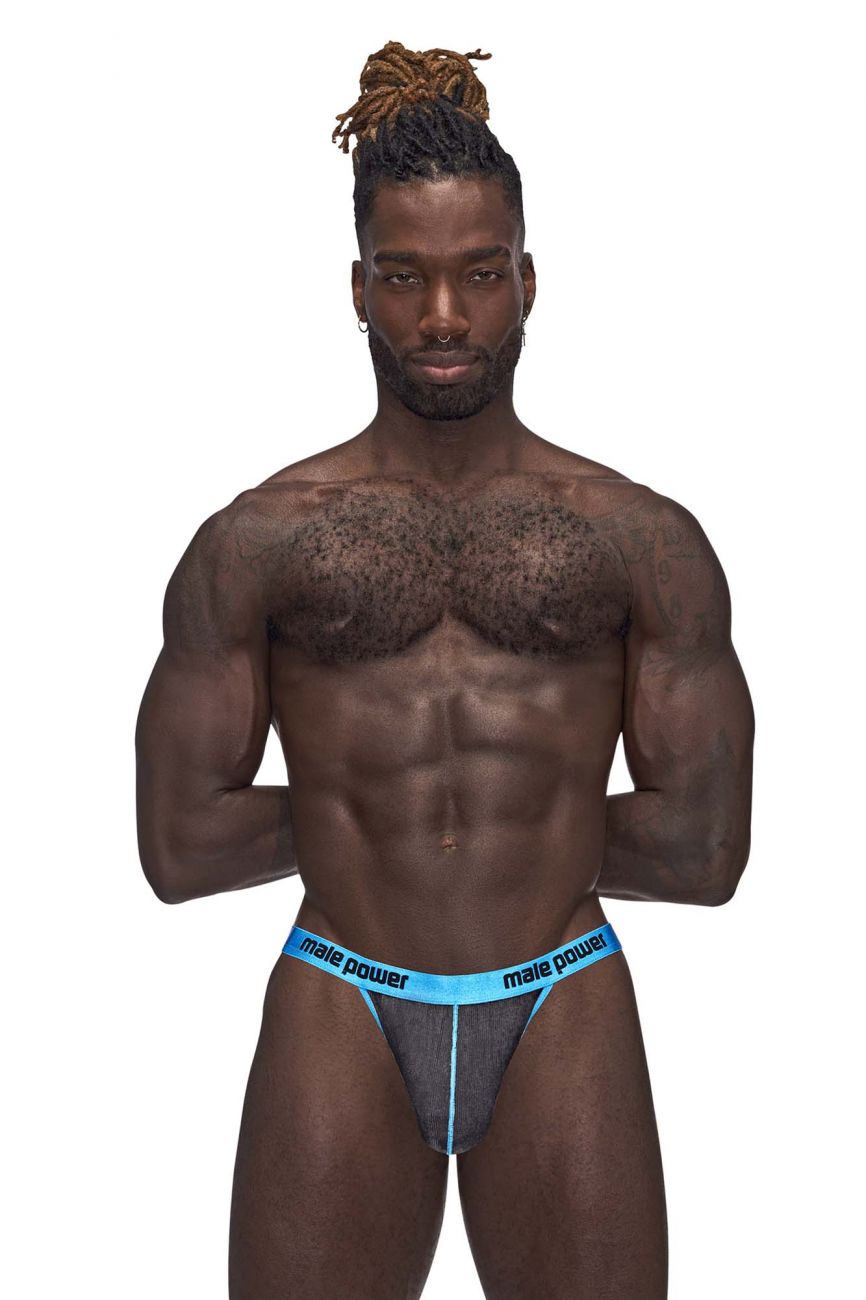 Black thong sale men