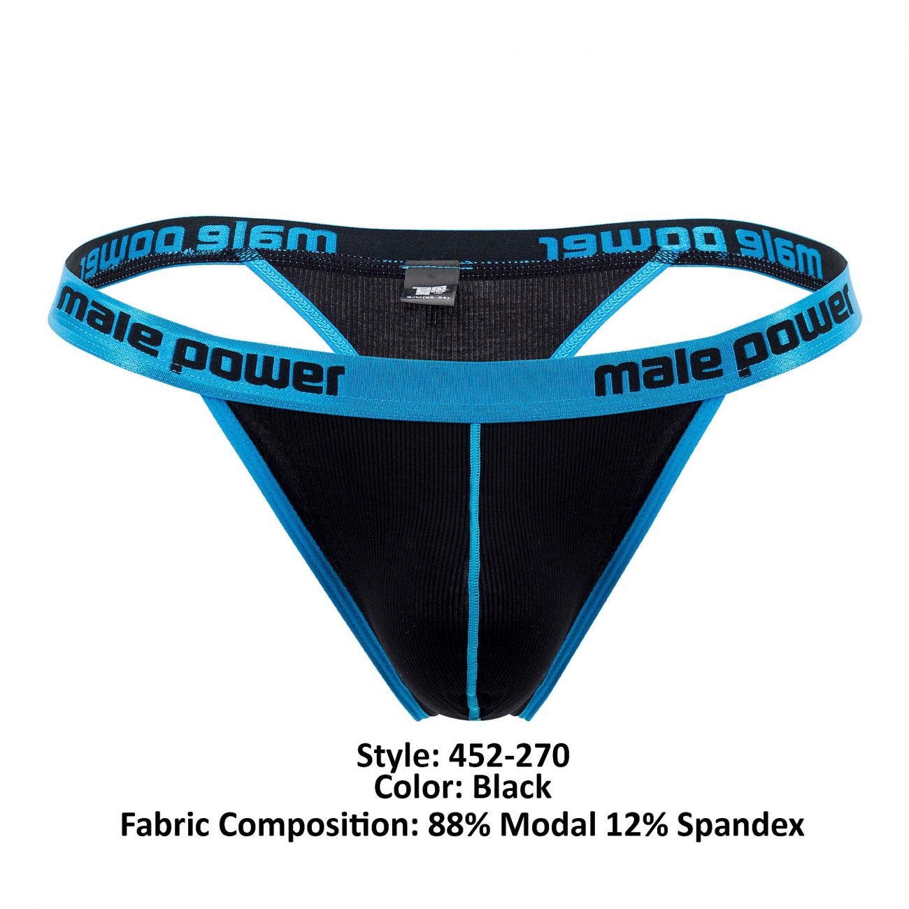 Male Power 452-270 Casanova Uplift Micro Thong Black