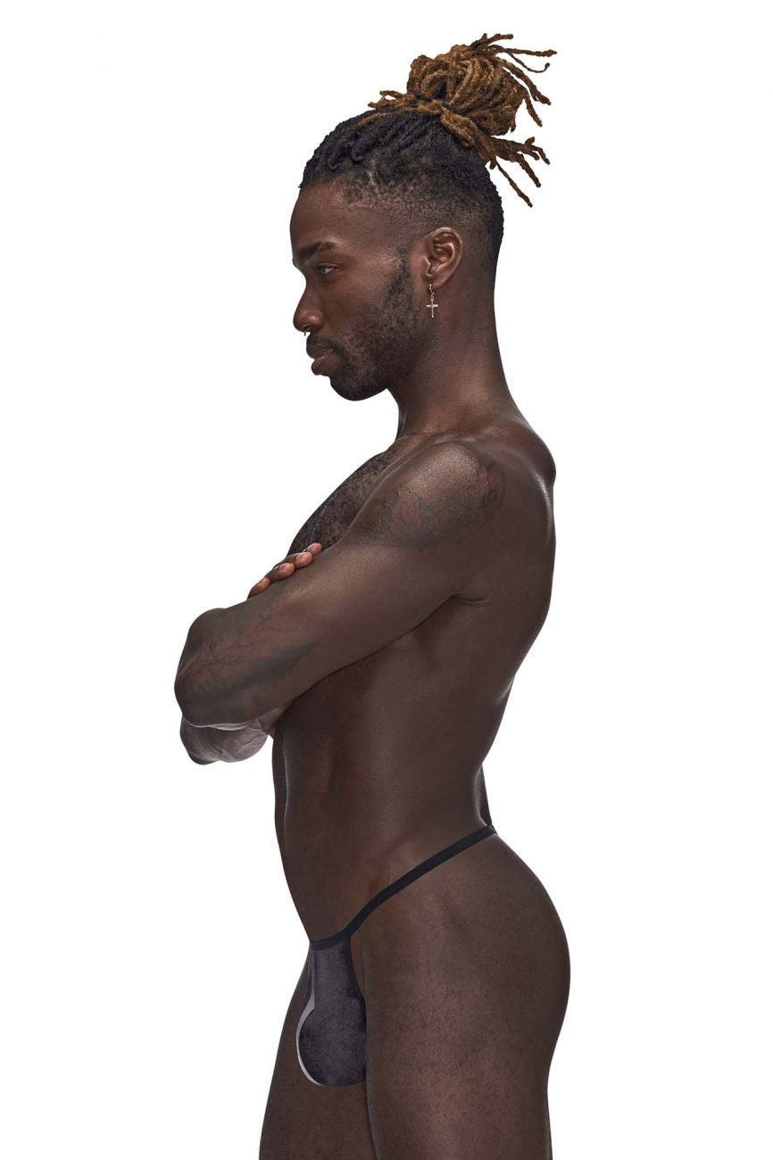 Male Power 453-271 Landing Strip Micro Thong Black