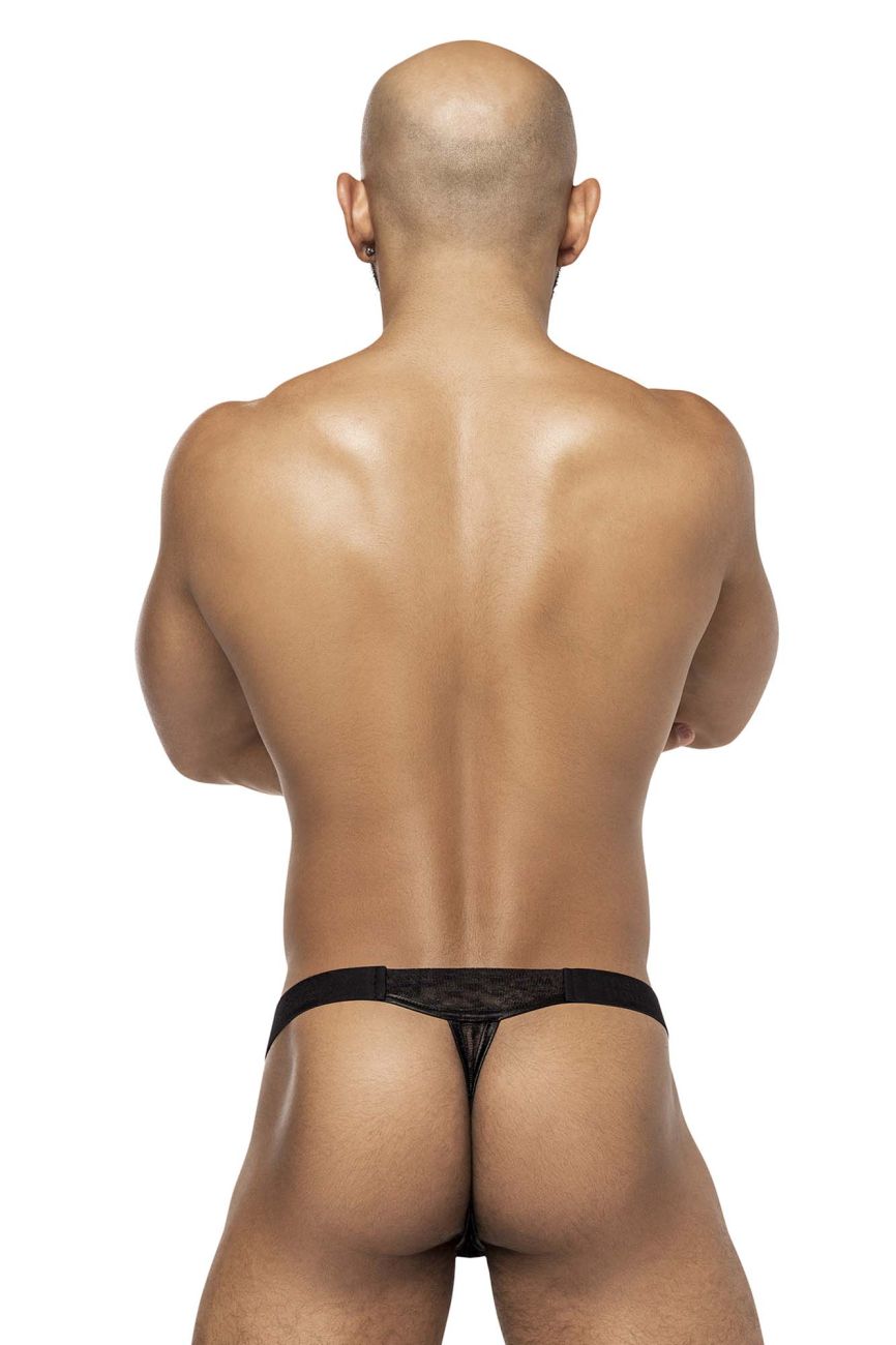 Male Power 454-279 Heart Breaker Micro Thong V Black