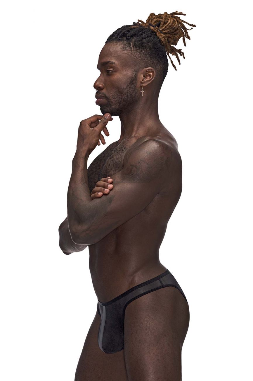 Male Power 480-271 Landing Strip Bikini Brief Black