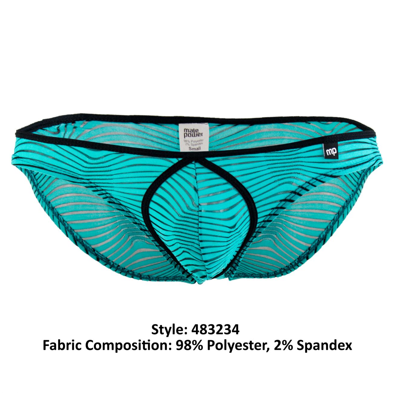 Male Power 483234 Tranquil Abyss Mini Bikini Green