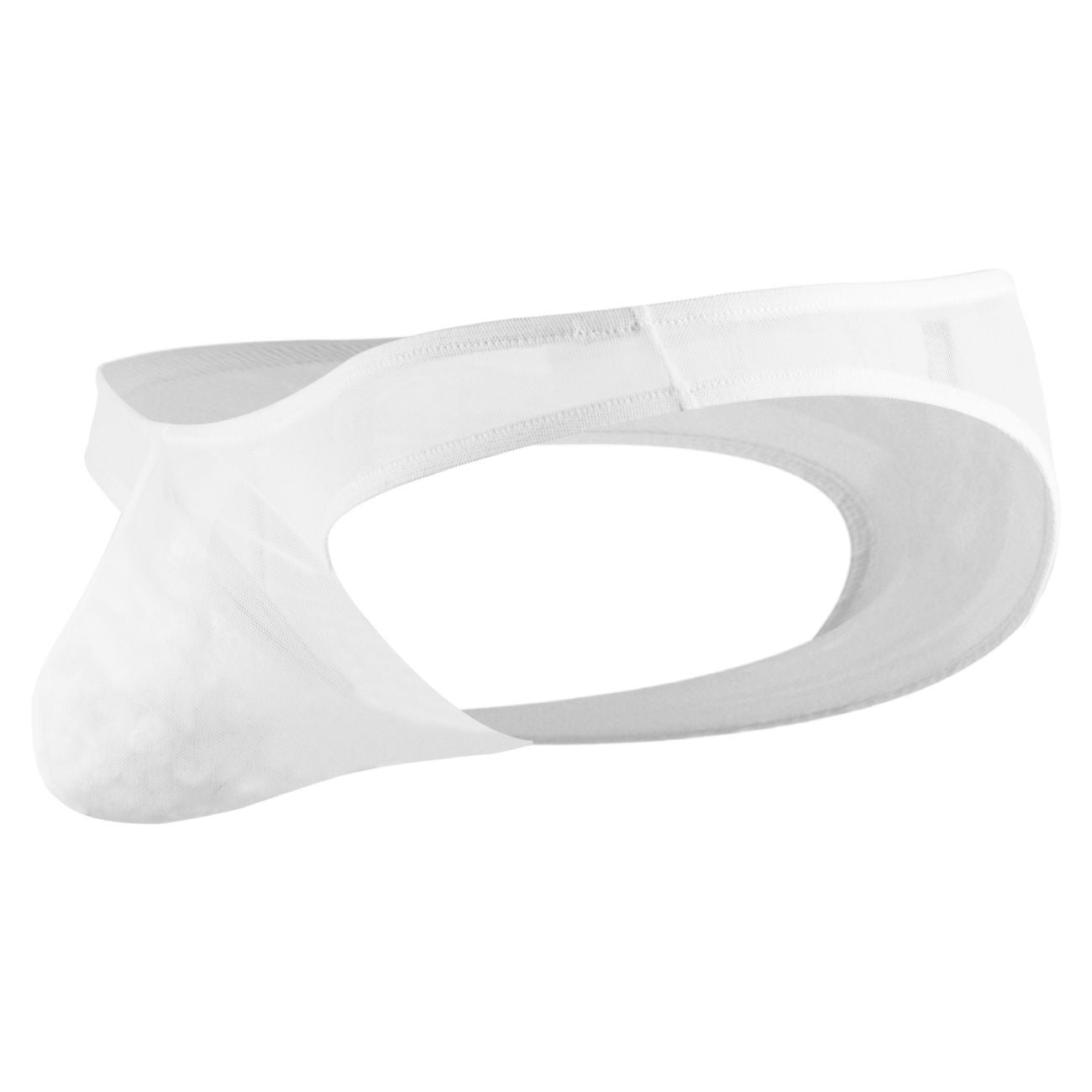 Male Power PAK884 Euro Male Mesh Full Cut Thong White