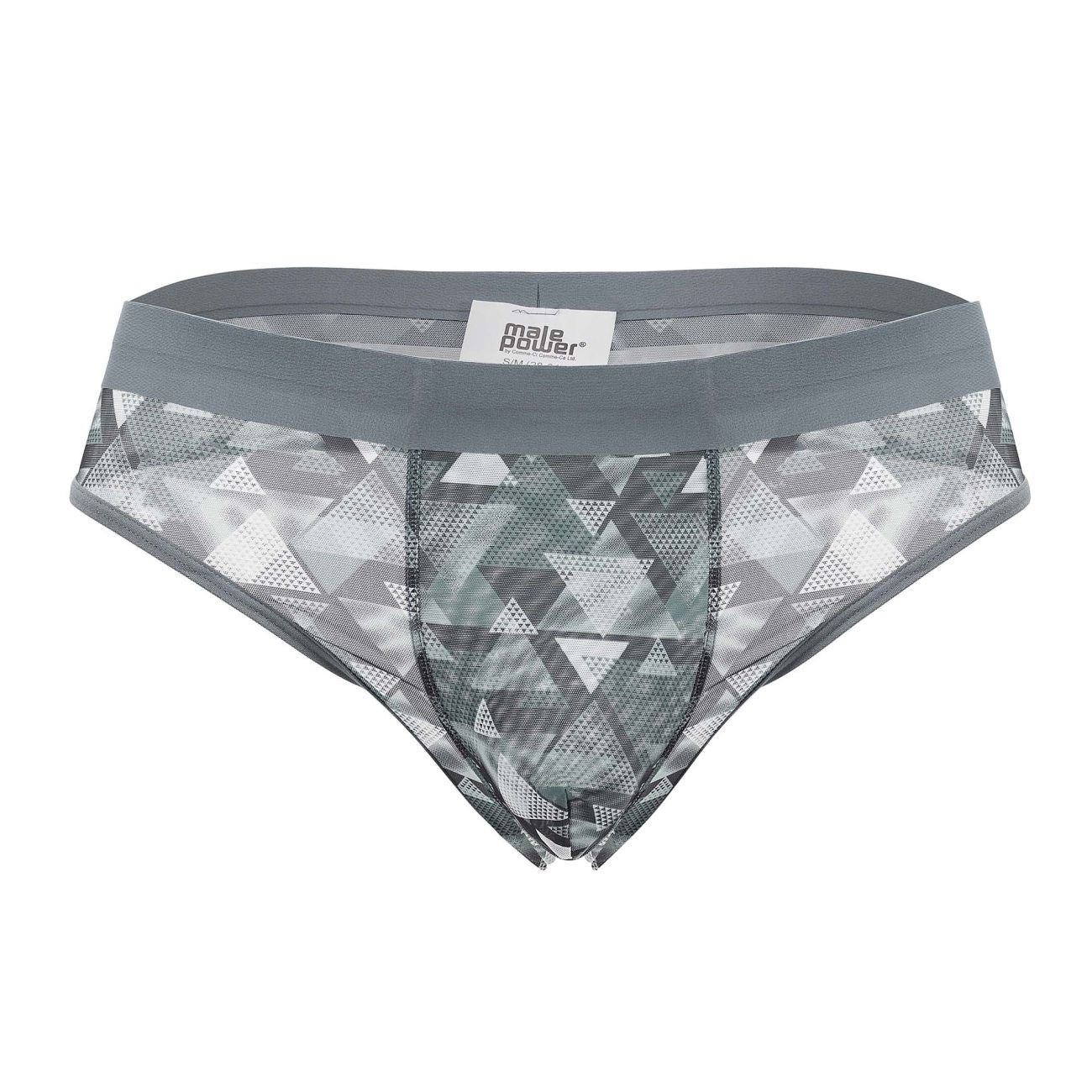 Male Power SMS-012 Sheer Prints Thong Optical