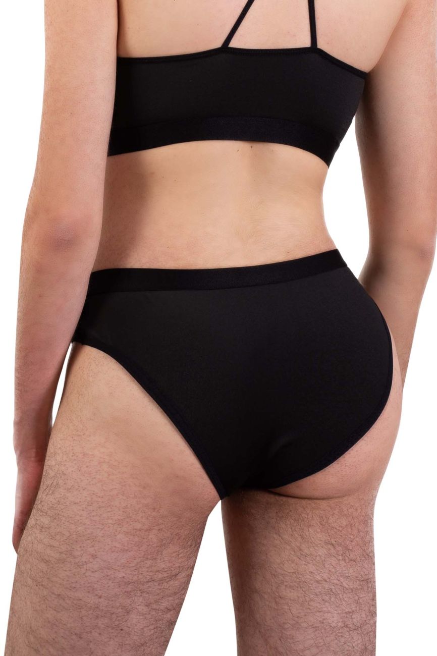 PLURAL PL006 Non-binary Underwear Briefs Black