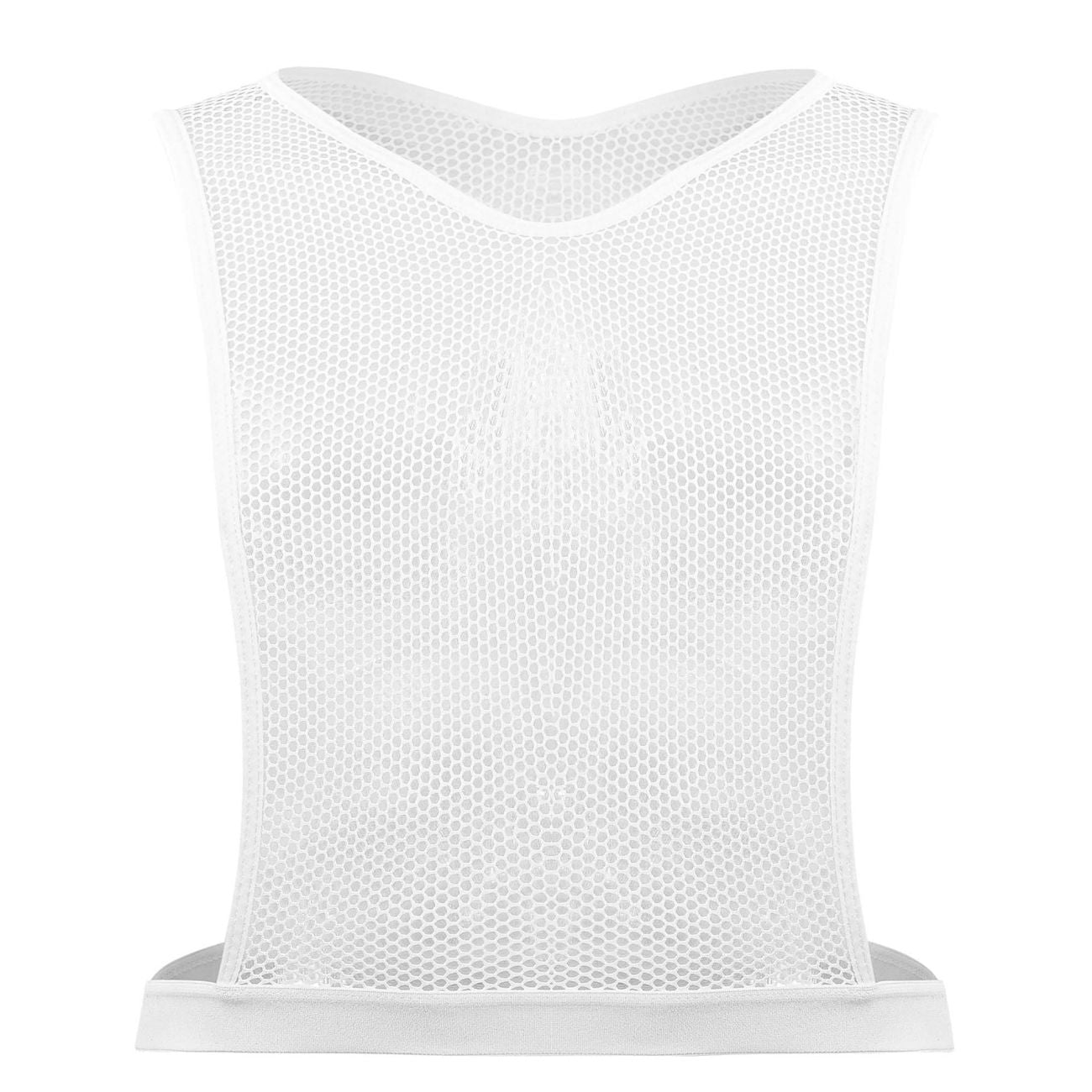 PLURAL PL007 Non-binary Underwear Crop Top White