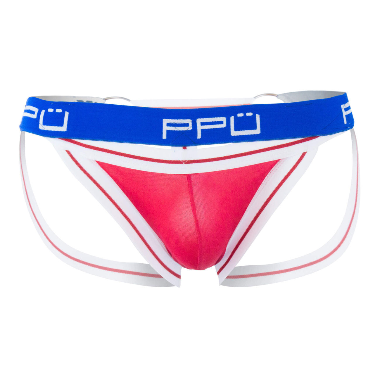 PPU 1305 Multi-Strap Jockstrap Red