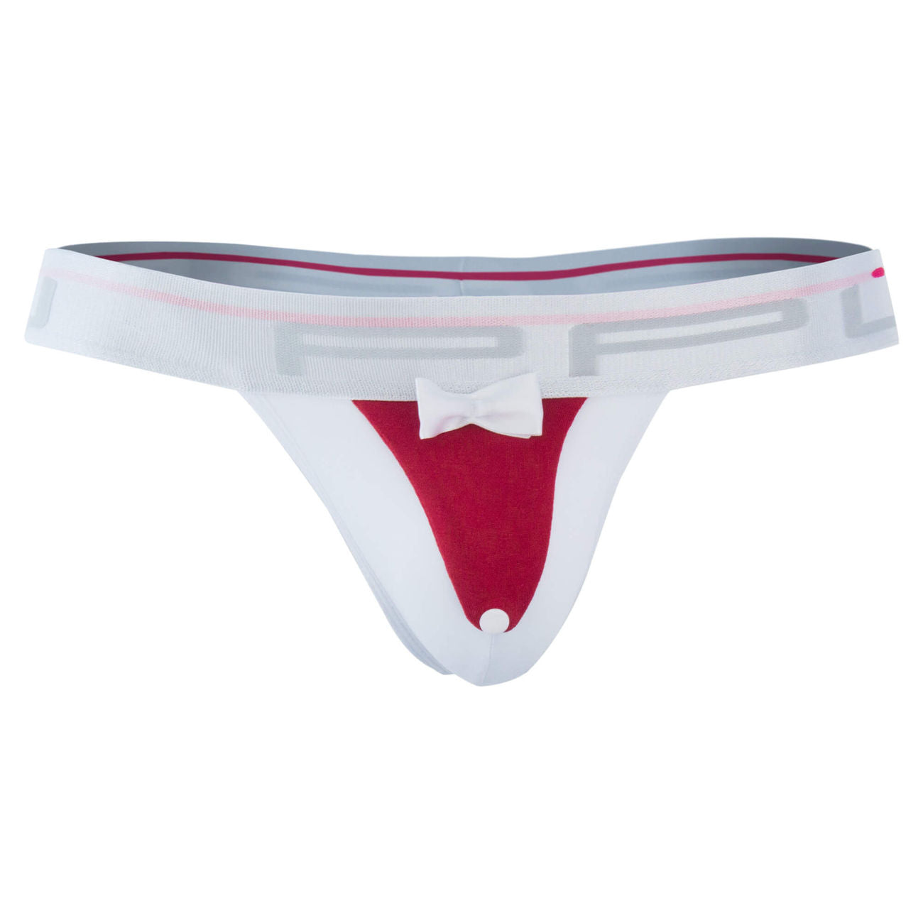 PPU 1312 Tuxedo Thong White-Red