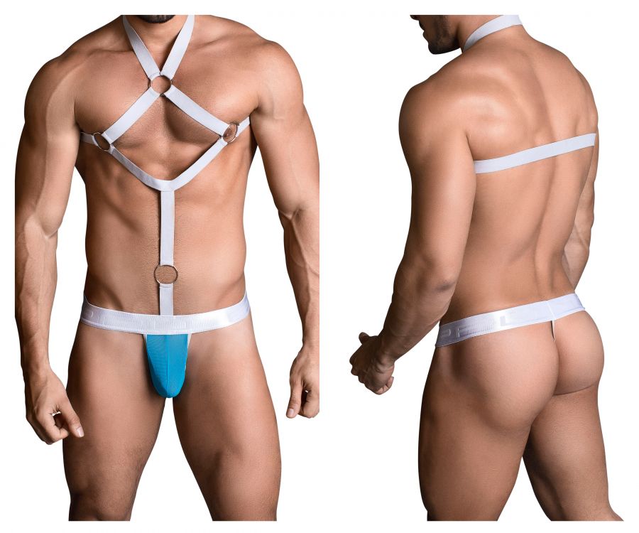 PPU 1705 Thong Harness Turquoise