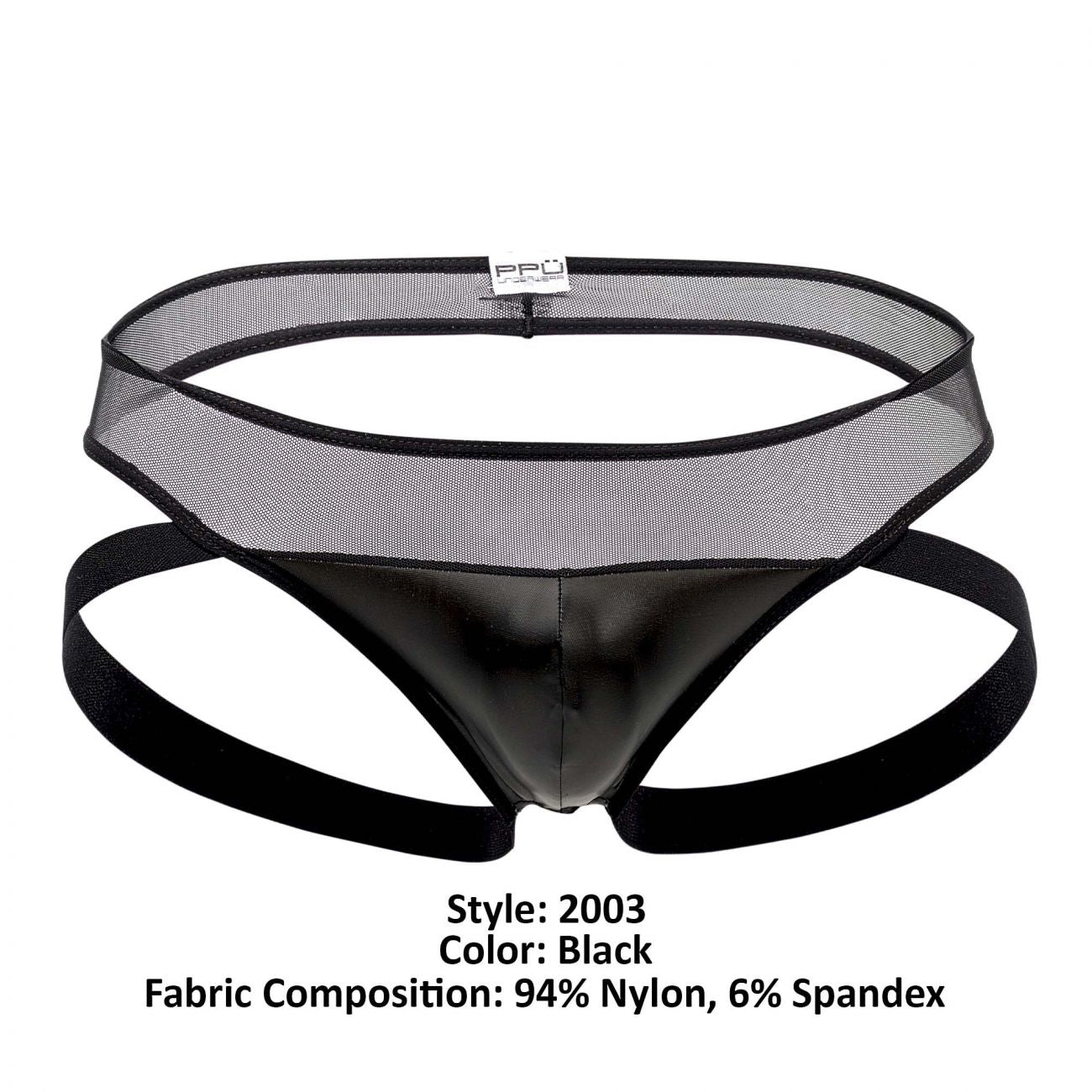 PPU 2003 Jockstrap Black