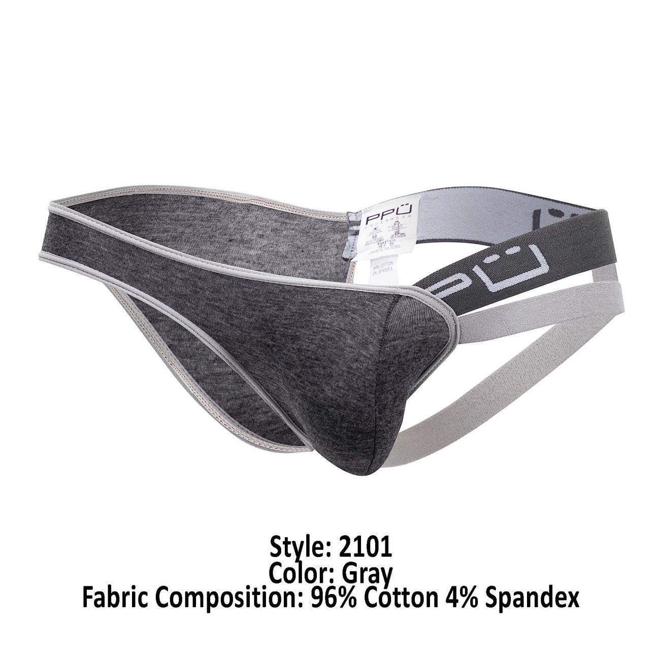 PPU 2101 One Sided Bikini Gray