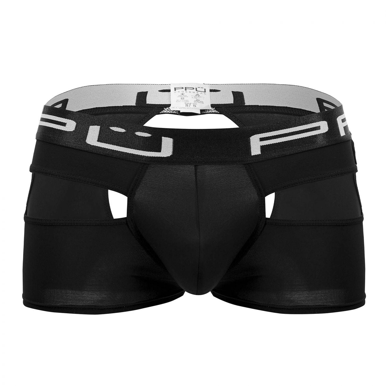 PPU 2104 Open Back Trunks Black