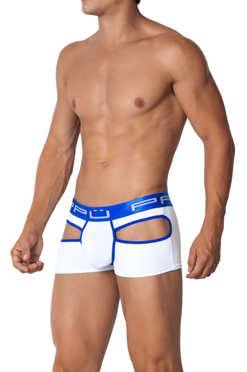 PPU 2104 Open Back Trunks White