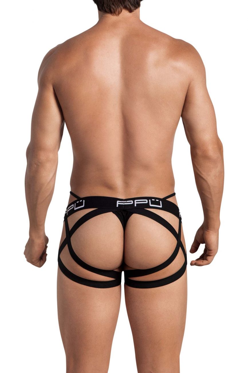 PPU 2107 Jockstrap Thongs Black