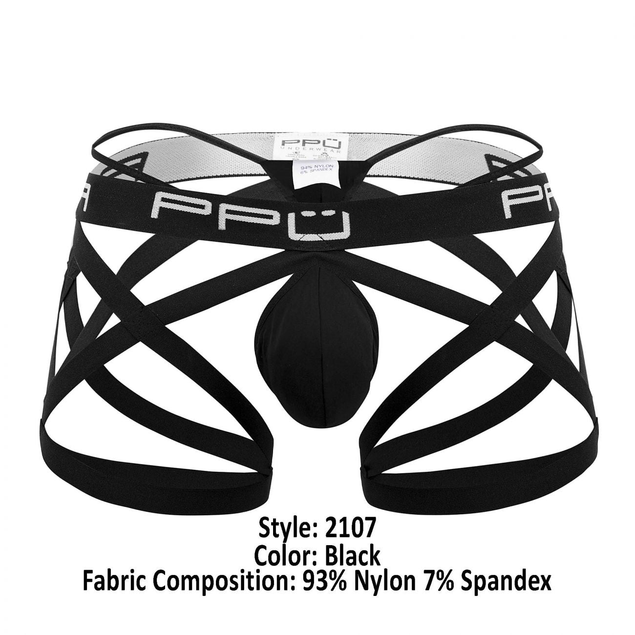 PPU 2107 Jockstrap Thongs Black