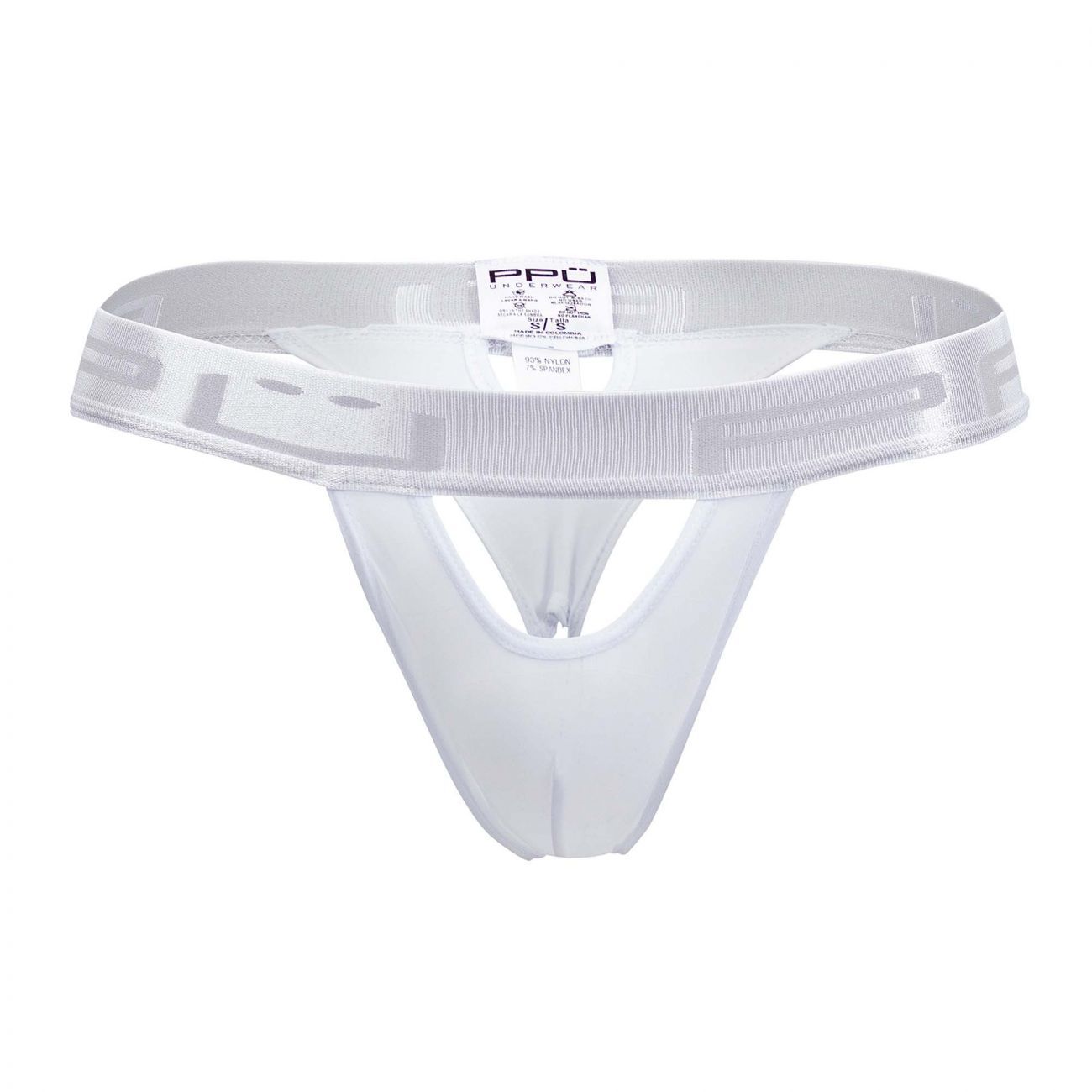 PPU 2112 Peek-a-boo Thongs White