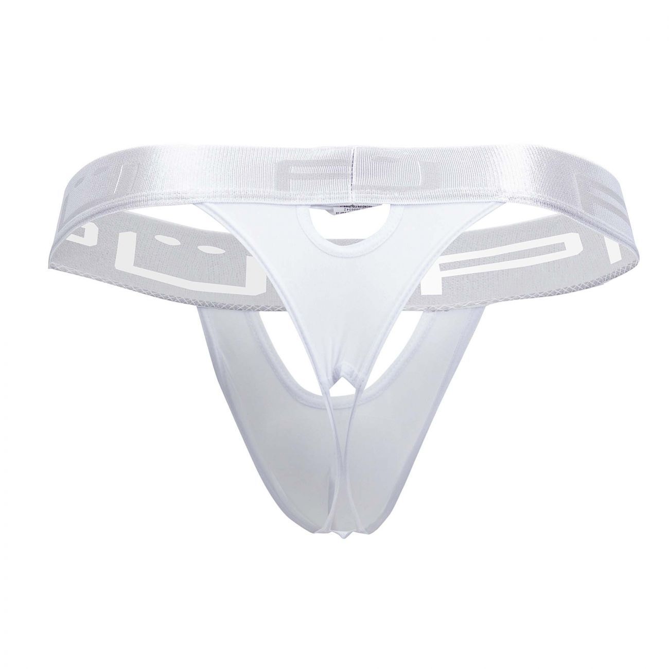 PPU 2112 Peek-a-boo Thongs White
