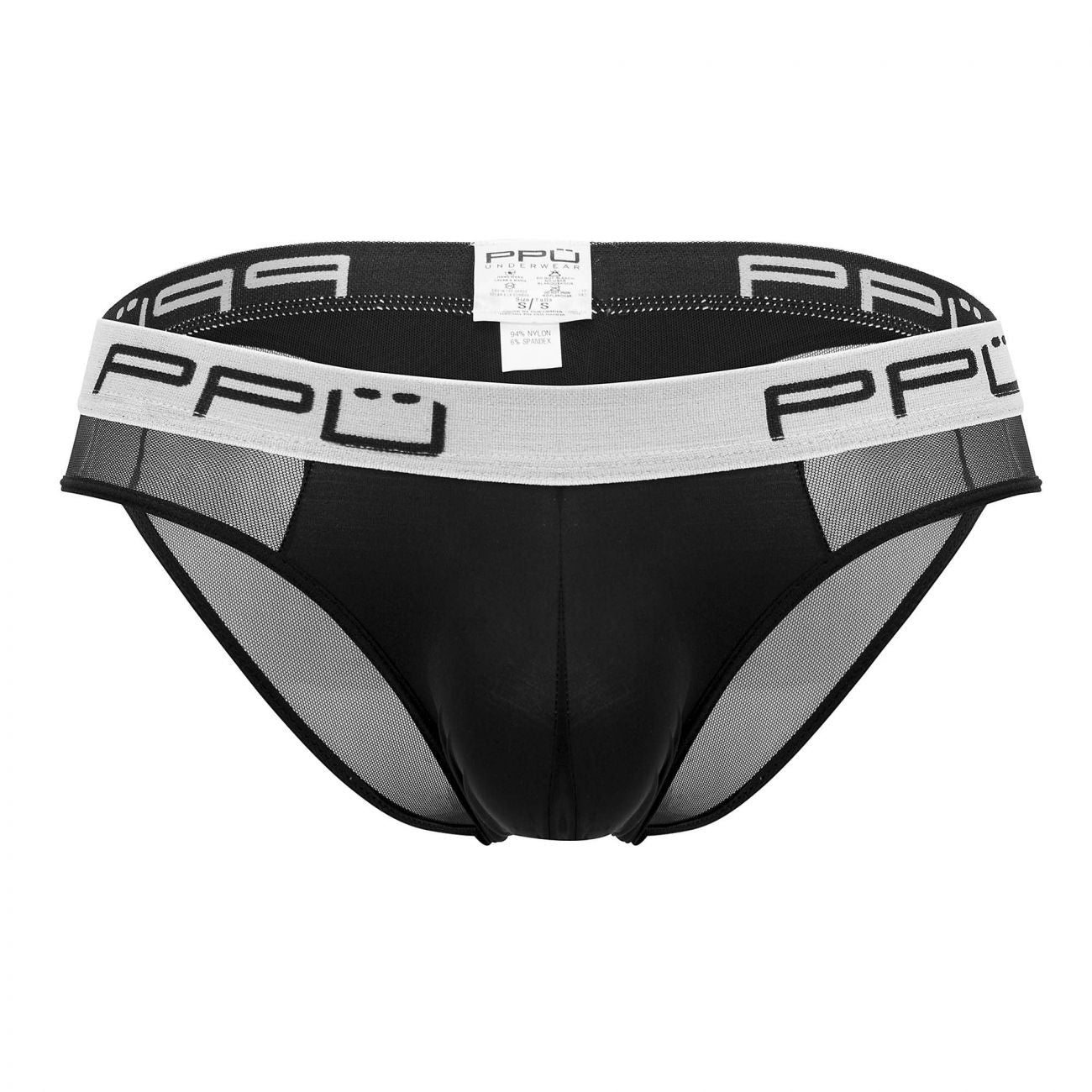 PPU 2113 Mesh Bikini Thongs Black