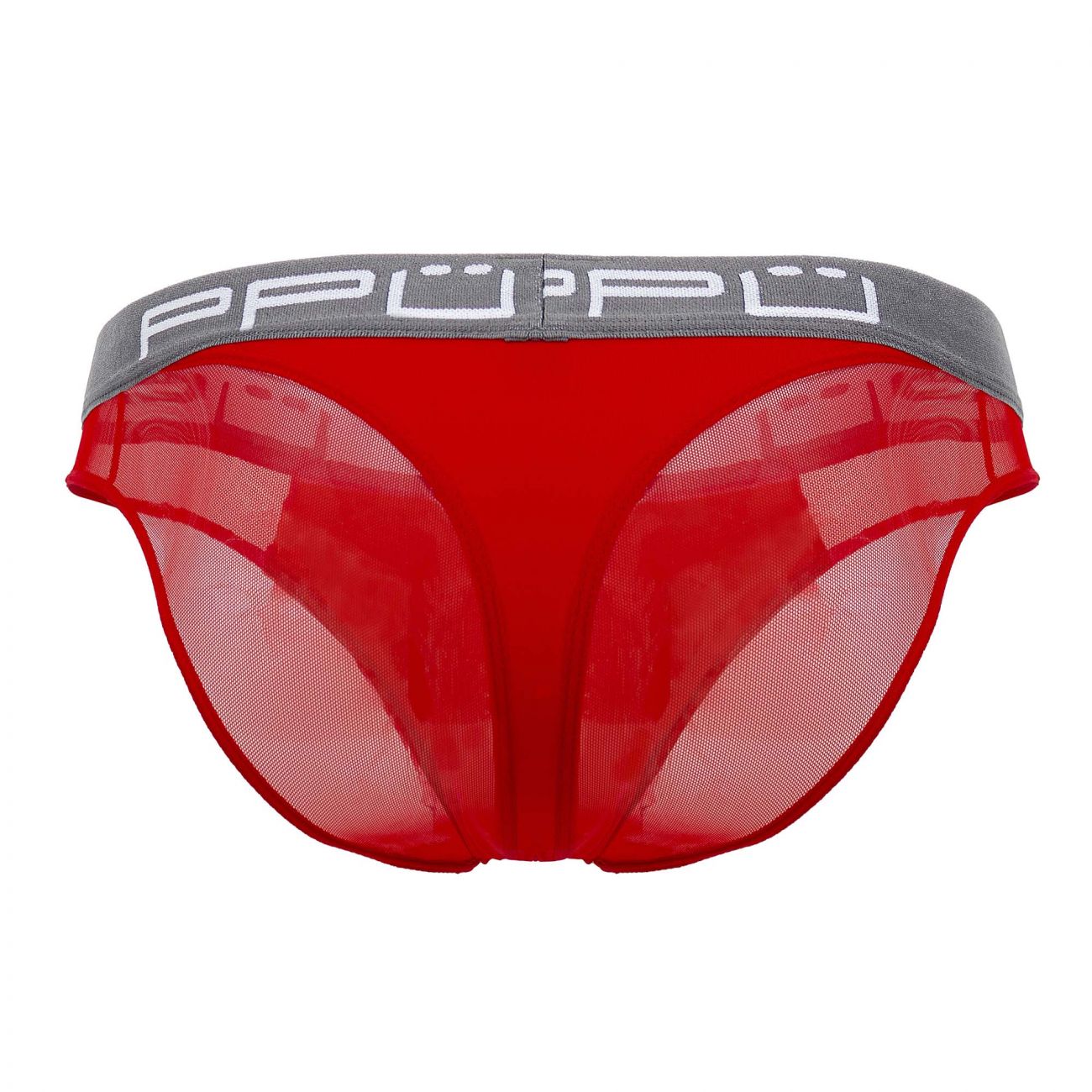 PPU 2113 Mesh Bikini Thongs Red