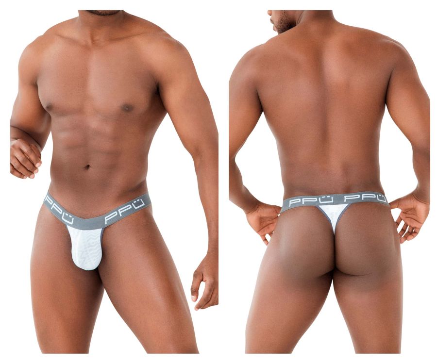 PPU 2301 Bulge Thongs Gray