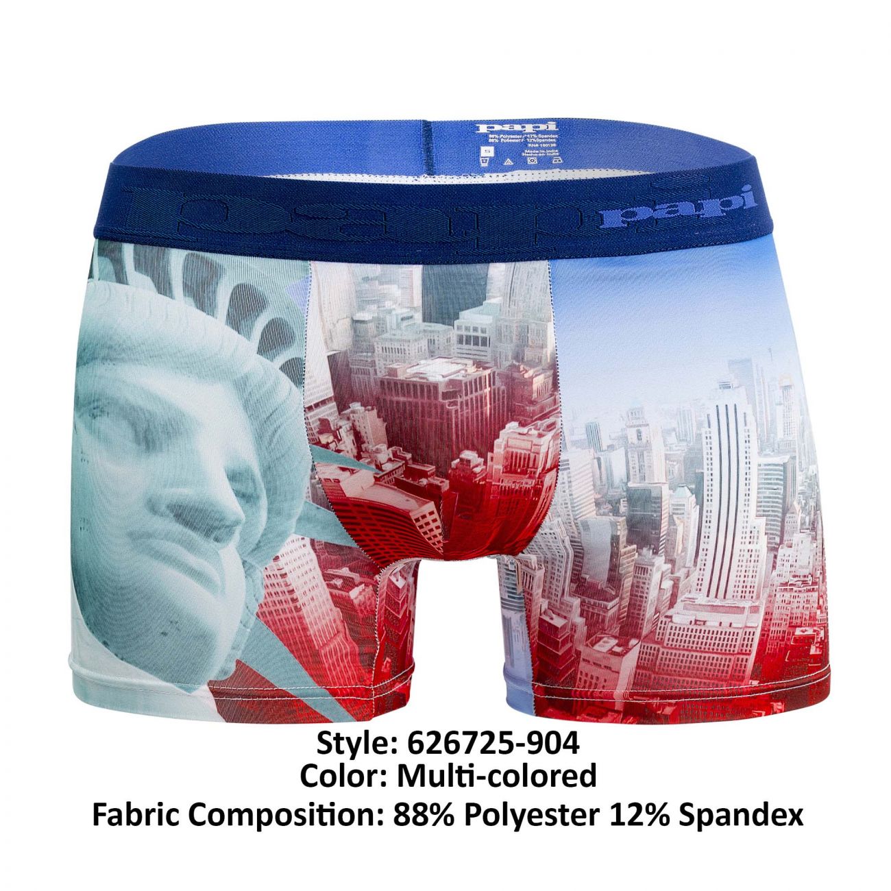Papi 626725-904 NY Destination Boxer Briefs Multi